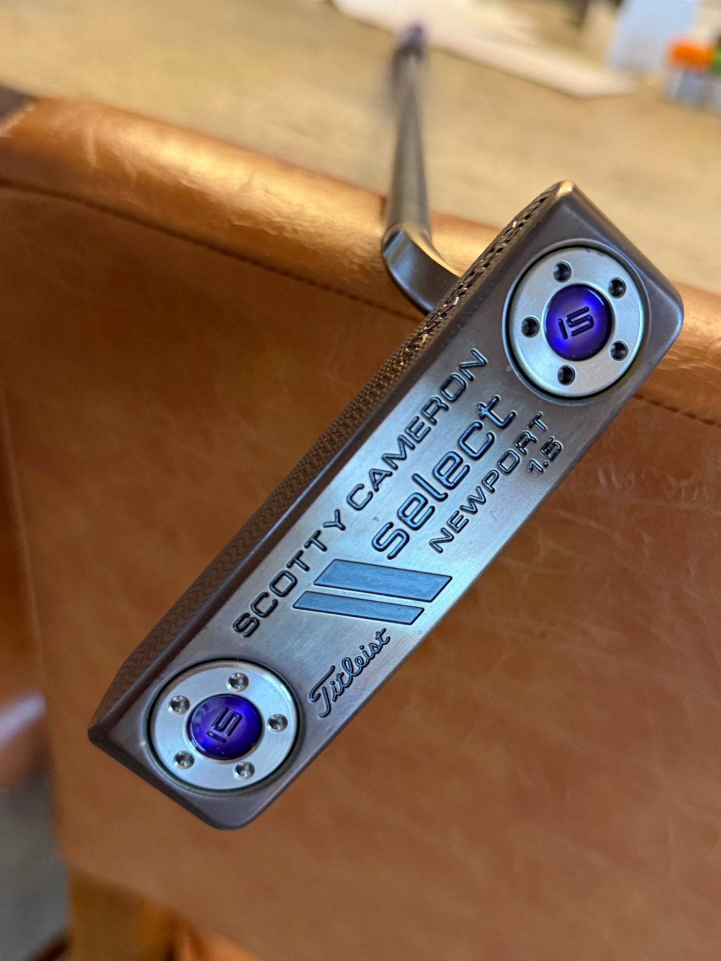 Mint Oil Can Select Newport 1.5 candy purple / purple leather 34.5”