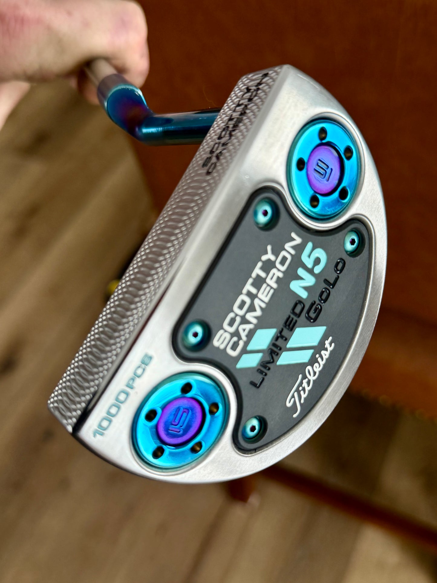 Blue PVD “knuckle-neck” GoLo n5 Limited Release - 34”