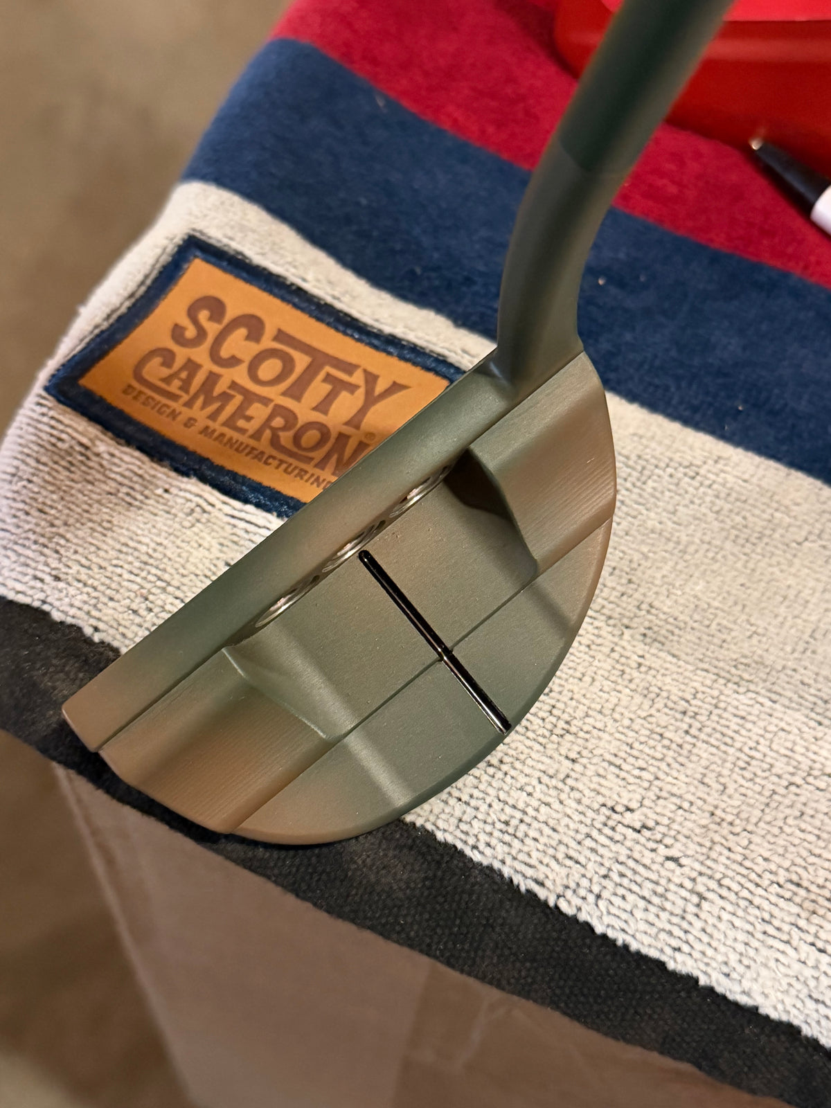 LEFTY Scotty Cameron Del Mar copper camo / leather 34.5”