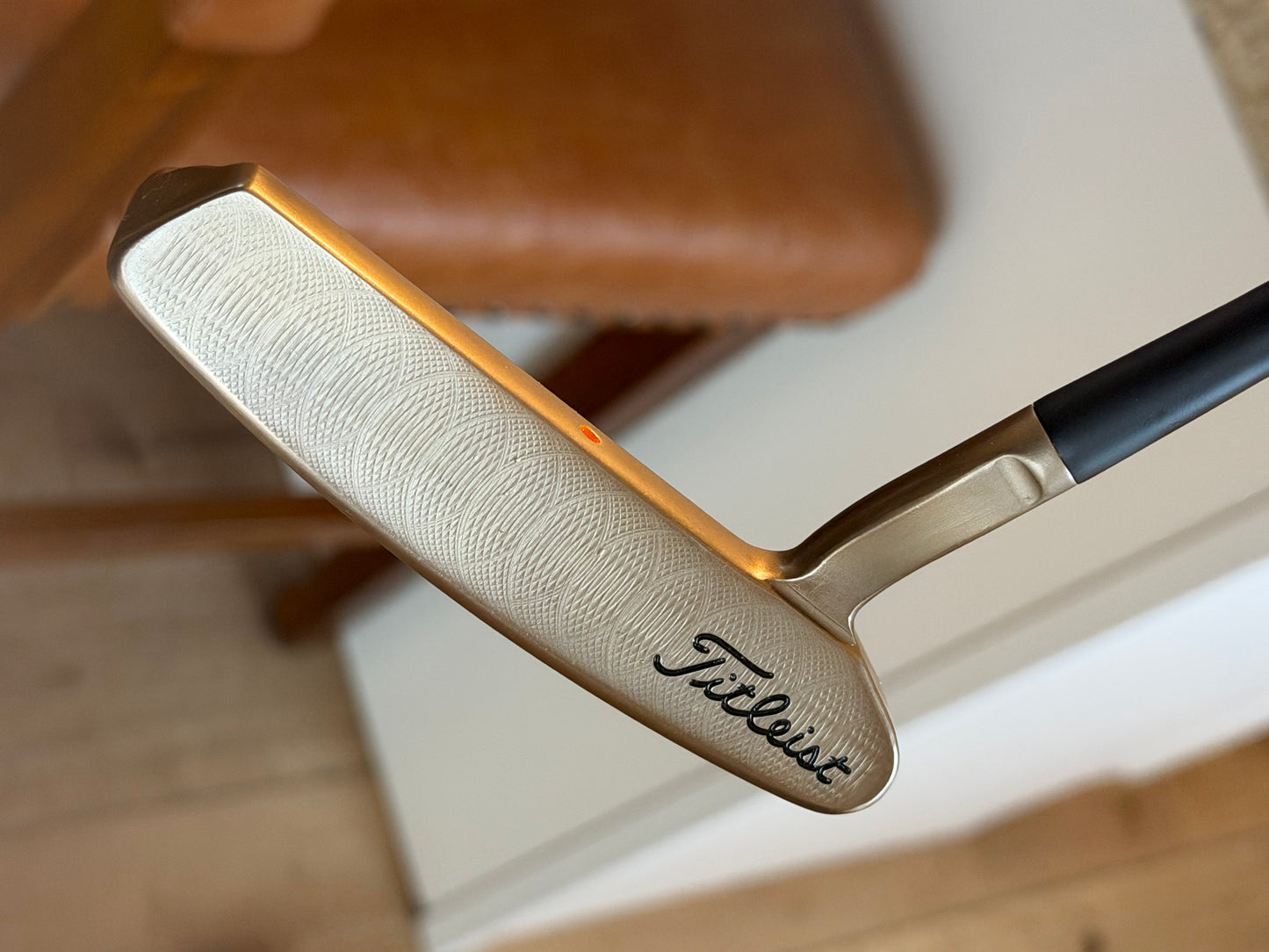 Newport Beach 1.5 / site dot/ tangerine with leather! 34.5”
