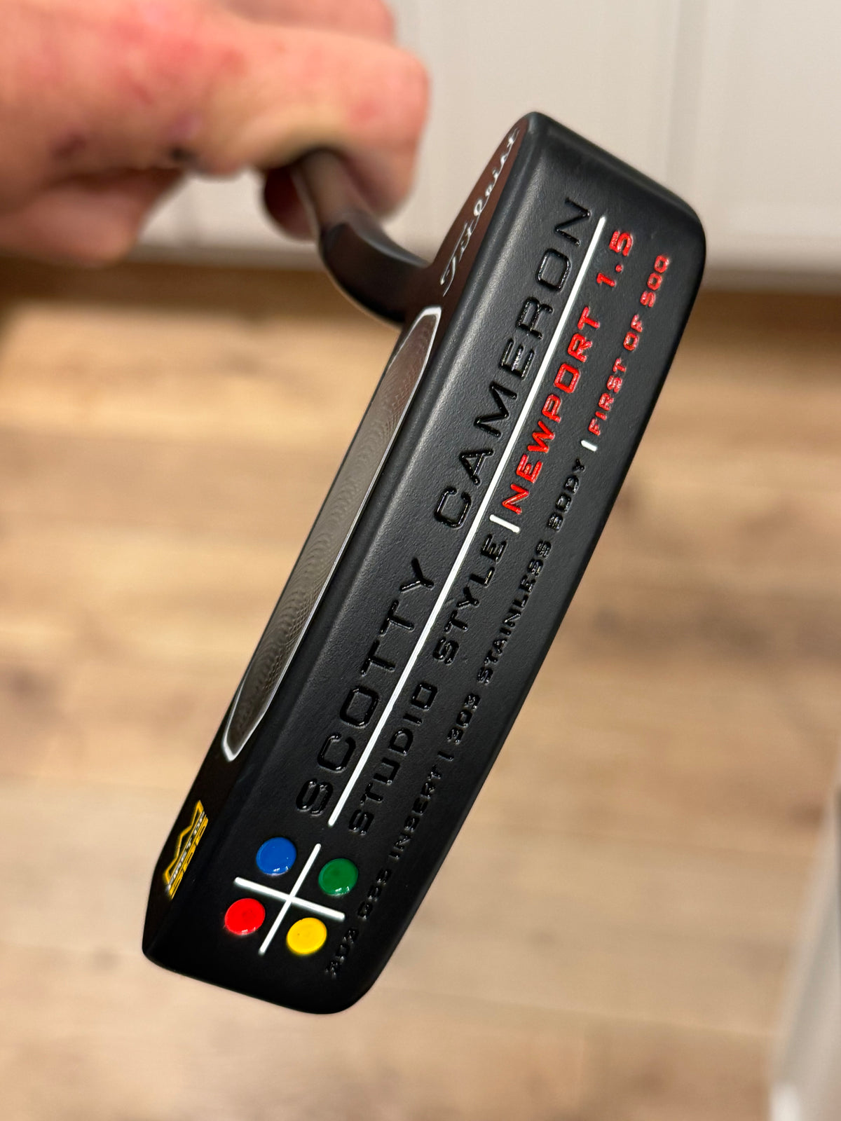 First in 500 Scotty Cameron Studio Style (2005) Newport 1.5 - full custom leather / HC