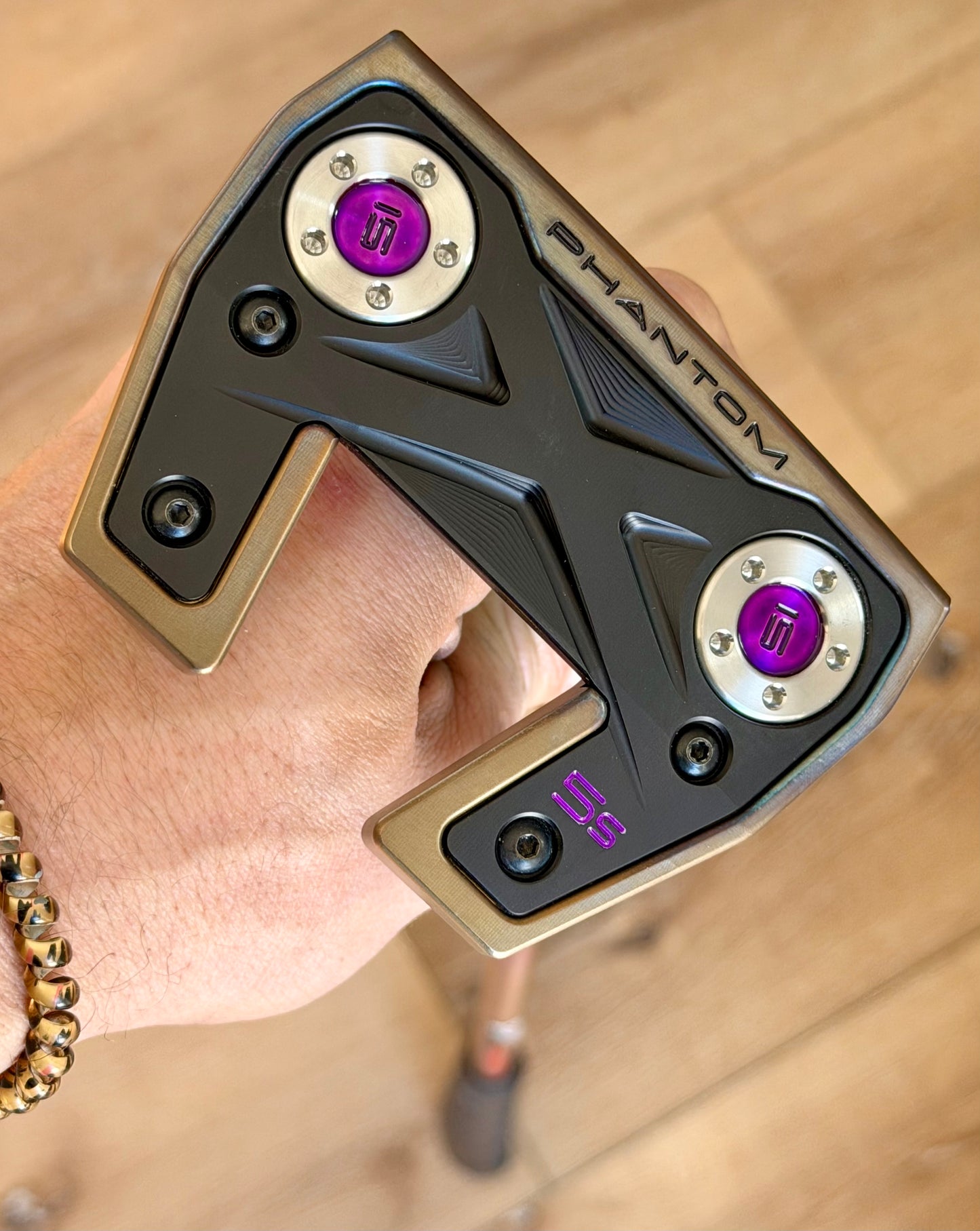 Phantom X5S torch / candy purple with proprietary brushed rainbow KBS 34.5”