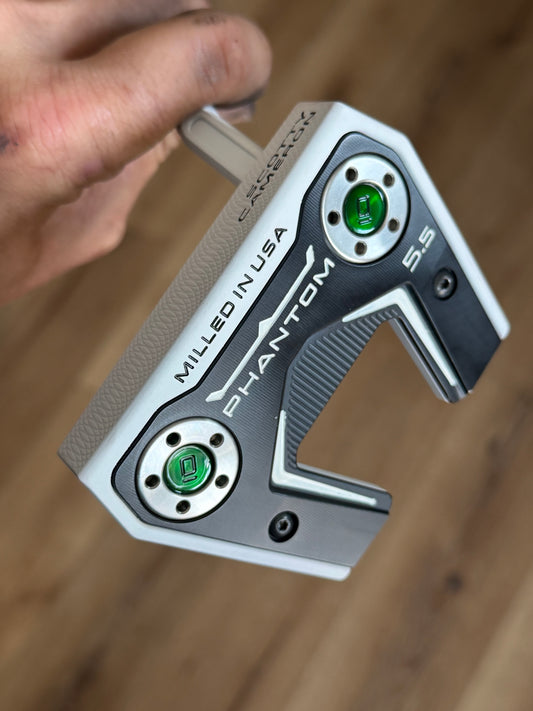 Scotty Cameron Phantom x 5.5 custom white w/ candy green Garsen 35” (new)