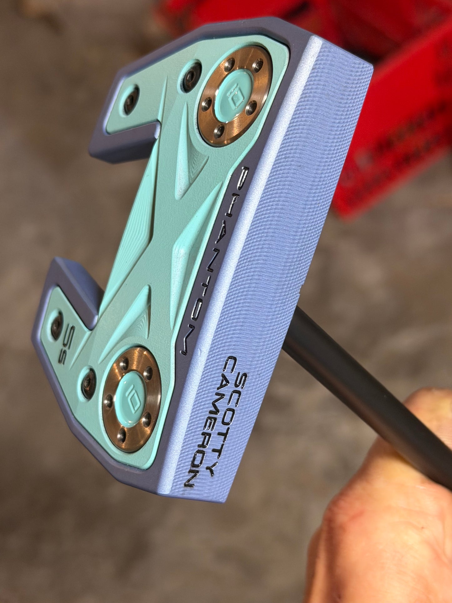 Polar Blue / Tiffany phantom x 5S - stepped KBS + leather 34.5”