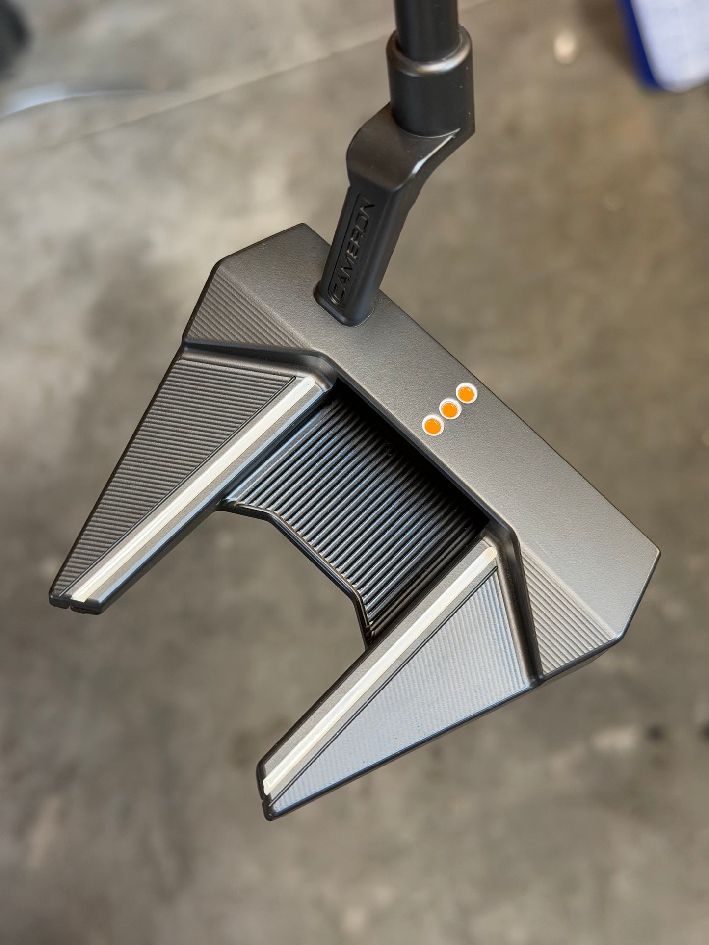 New Phantom 7.2 Scotty Cameron blackout/tangerine custom - grip choice 34.5”