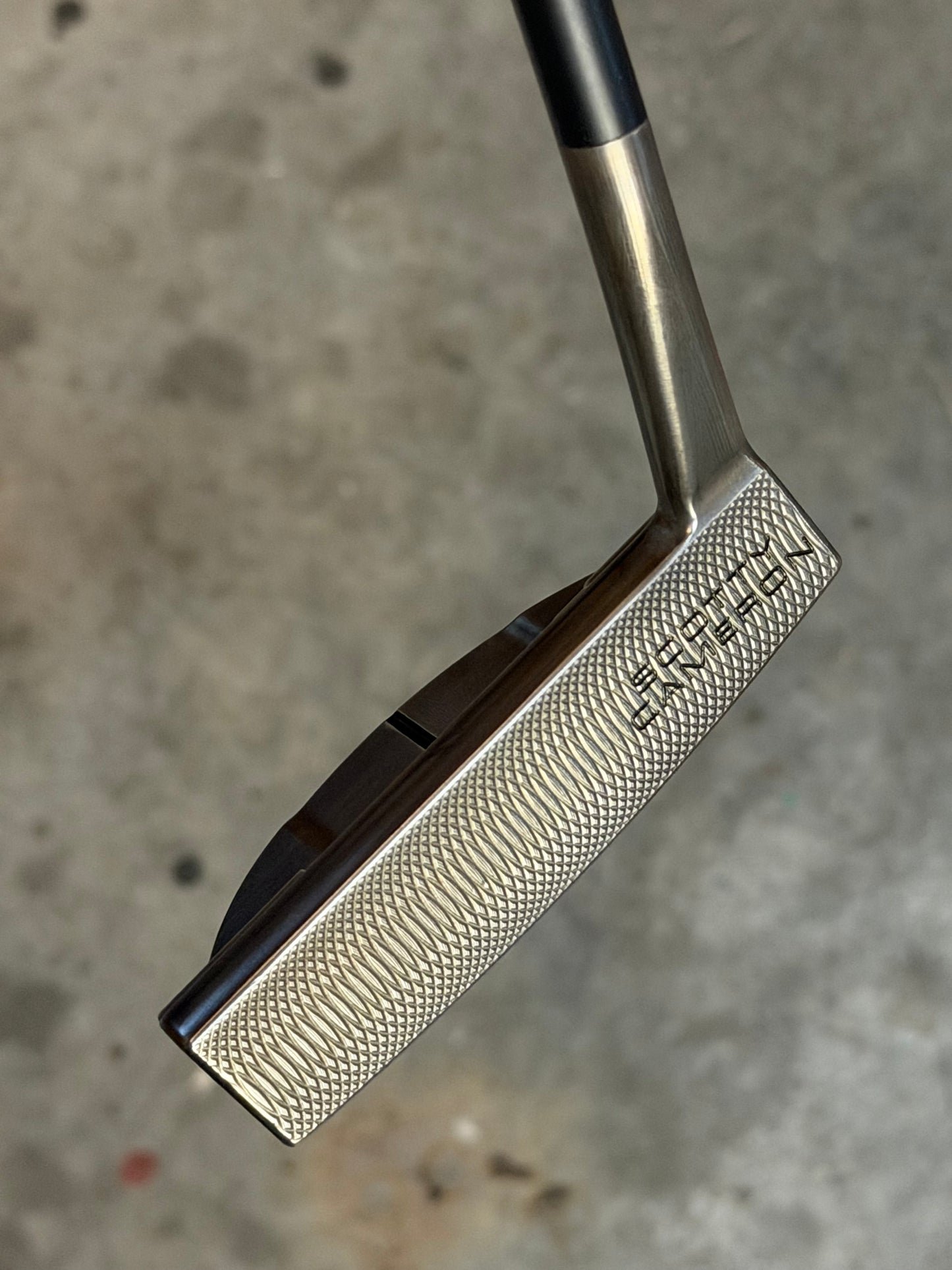 Scotty Cameron Del Mar 34” - murdered out - patina / smoke custom