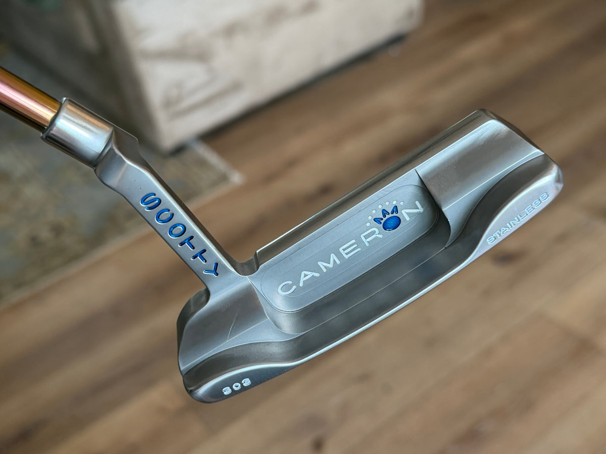 Scotty Cameron Newport Beach custom satin / candy + KBS / steerhide HC 35”