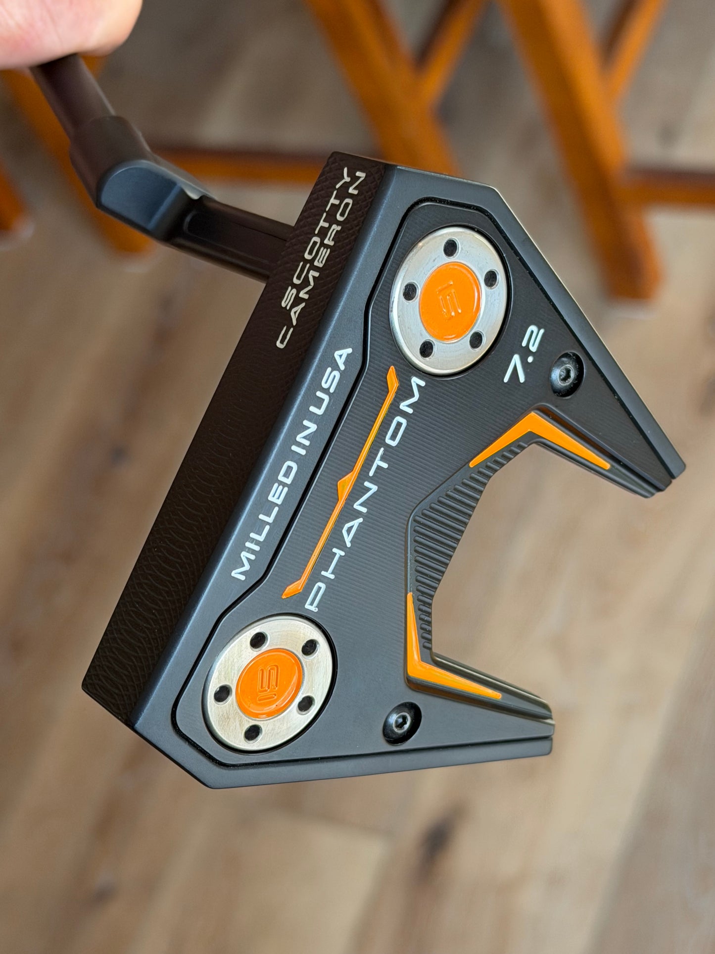 New Scotty Cameron phantom X7.2 - blackout / tangerine 34.5”