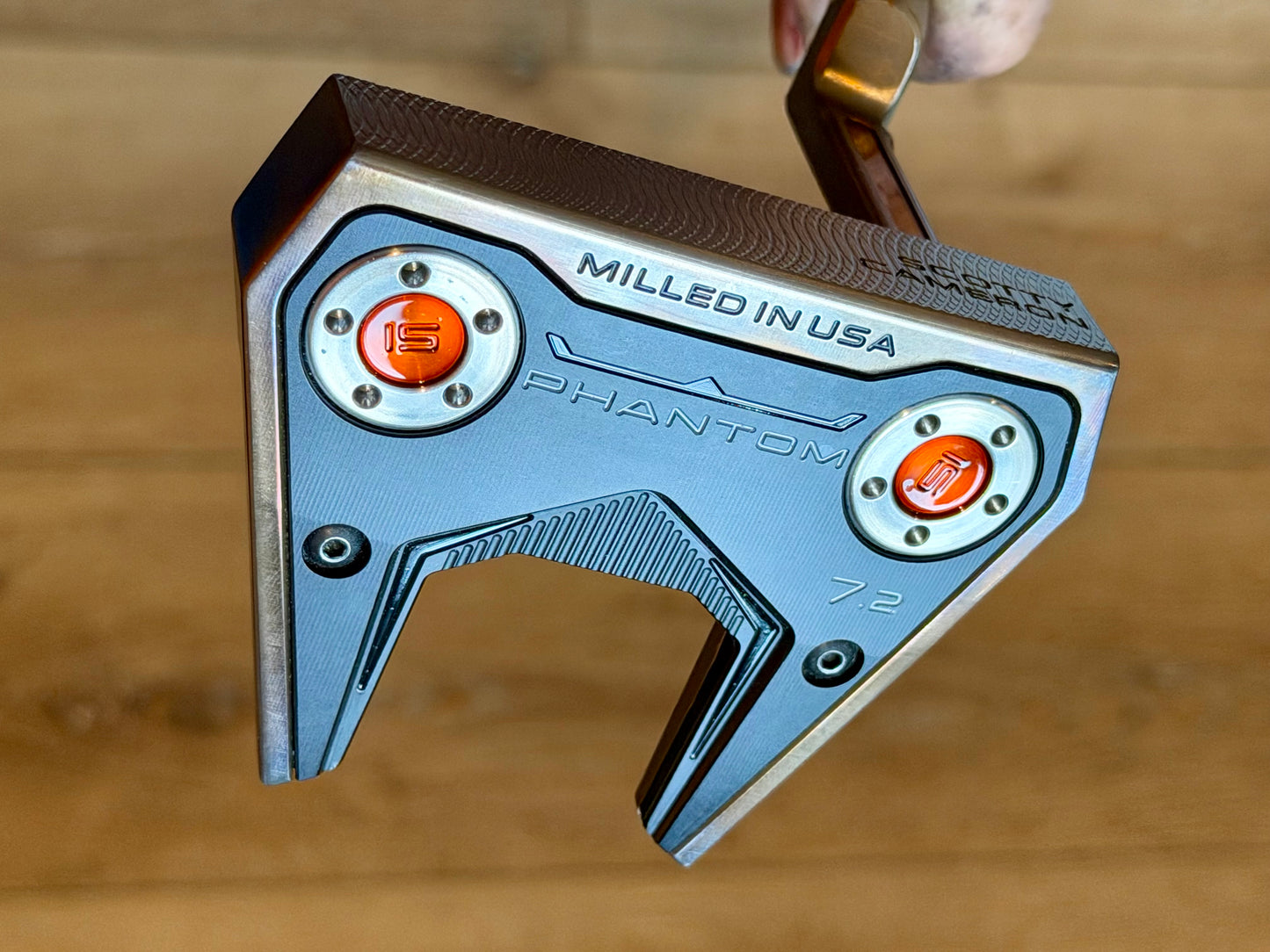 New Scotty Cameron phantom x7.2 oil can / KBS STEALTH /Psychedelic Orange 34”