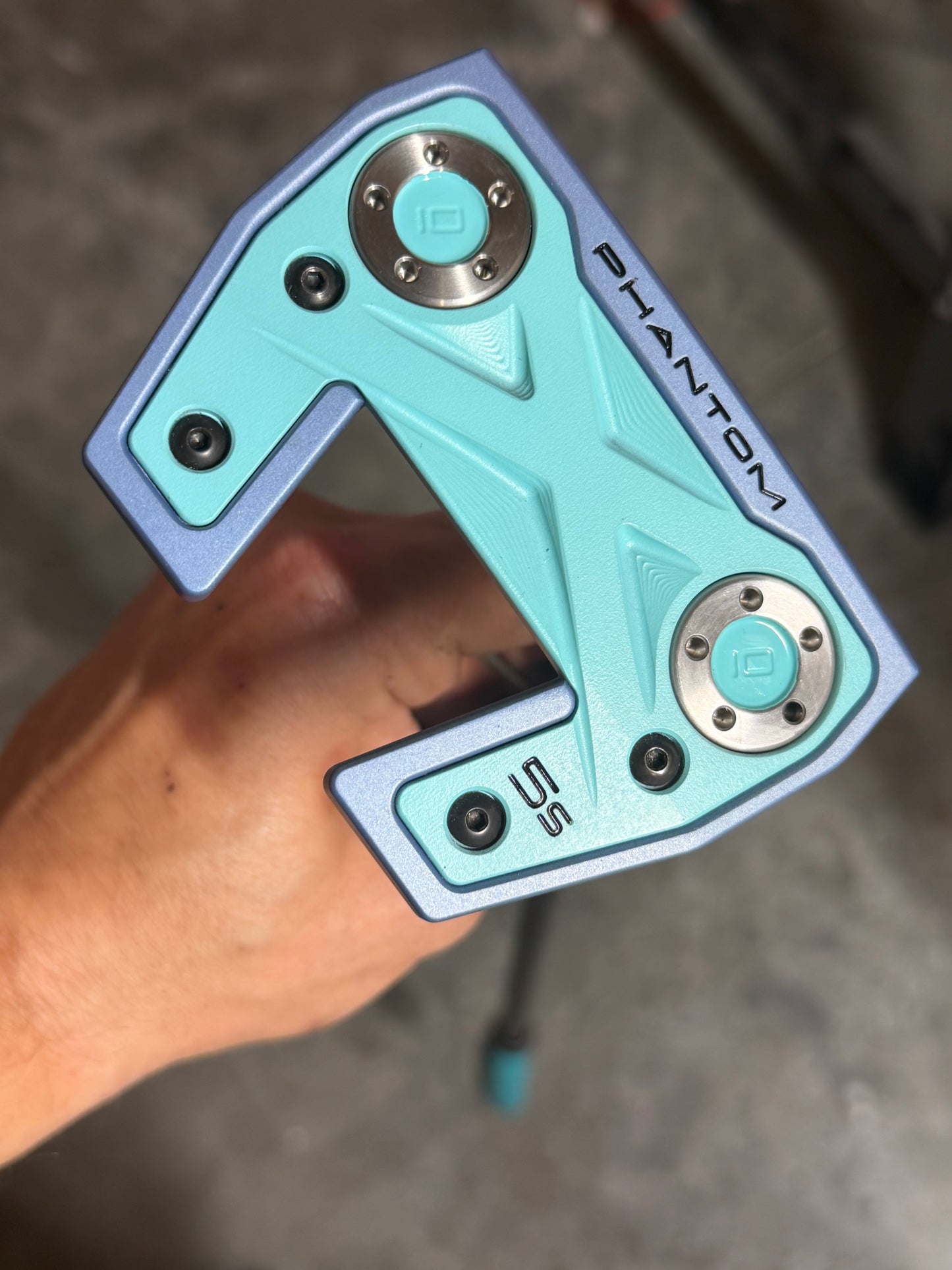 Polar Blue / Tiffany phantom x 5S - stepped KBS + leather 34.5”