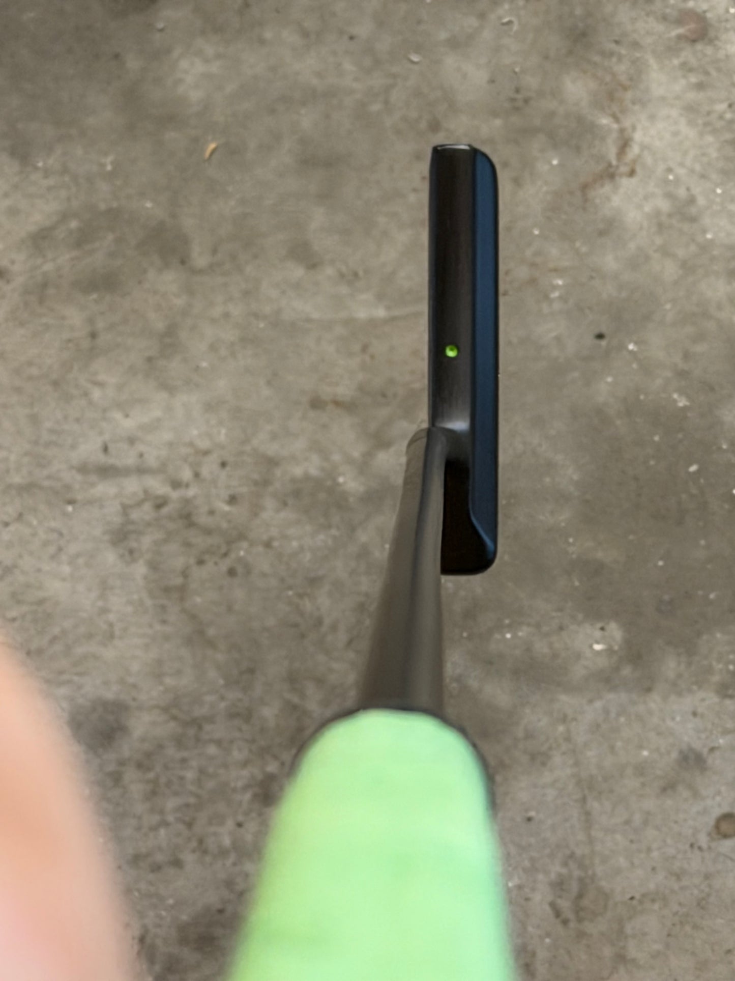 Scotty Cameron Studio Design No. 3 custom black/lime kangaroo 34.5”
