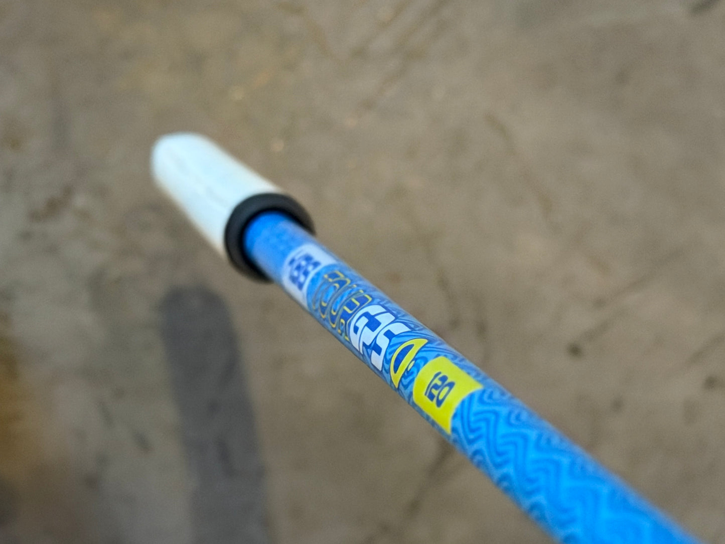 New super select Newport 2 Oil Can / KBS Blue Wave / white leather 34.5”