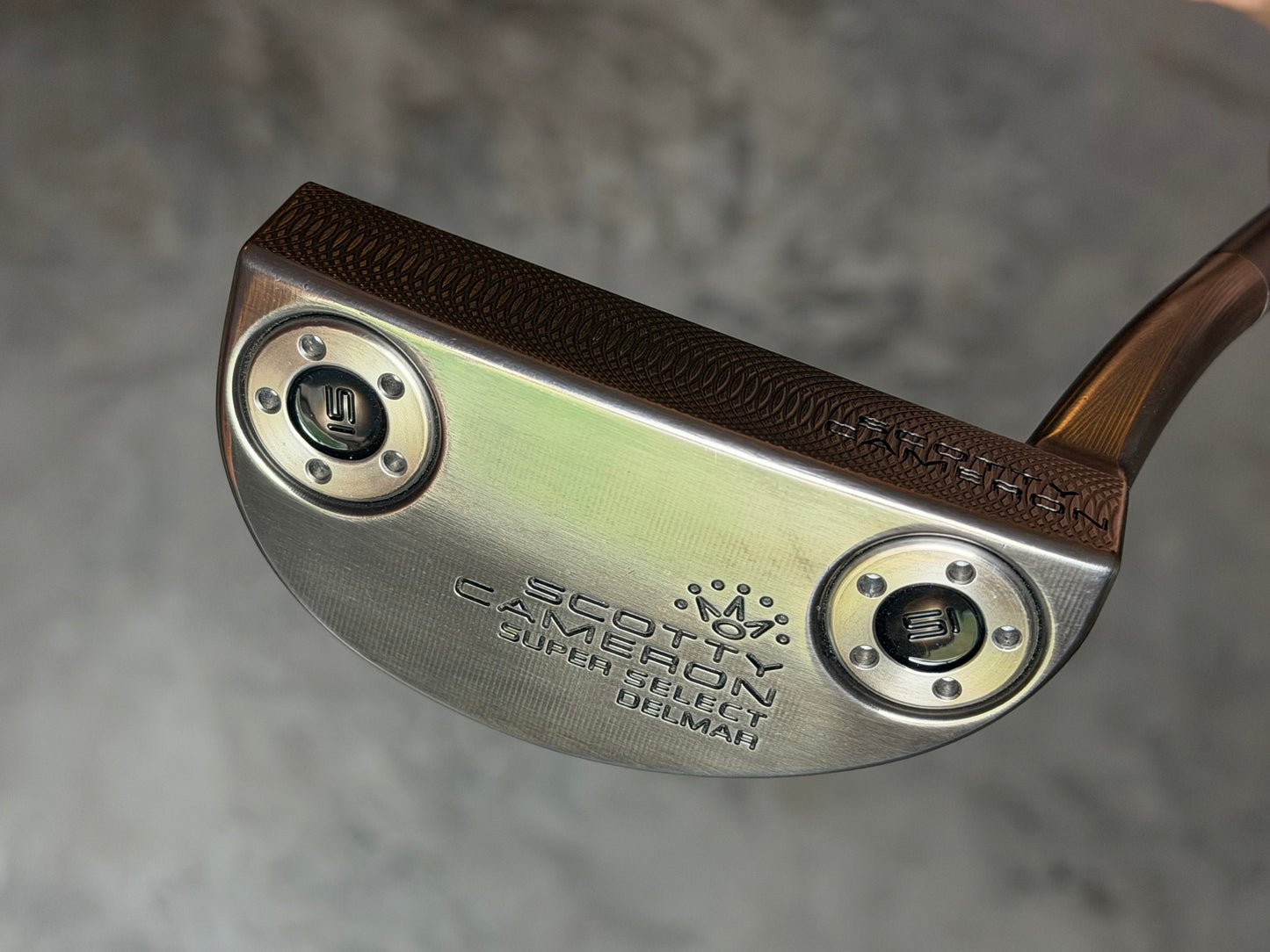 Scotty Cameron Del Mar 34” - murdered out - patina / smoke custom