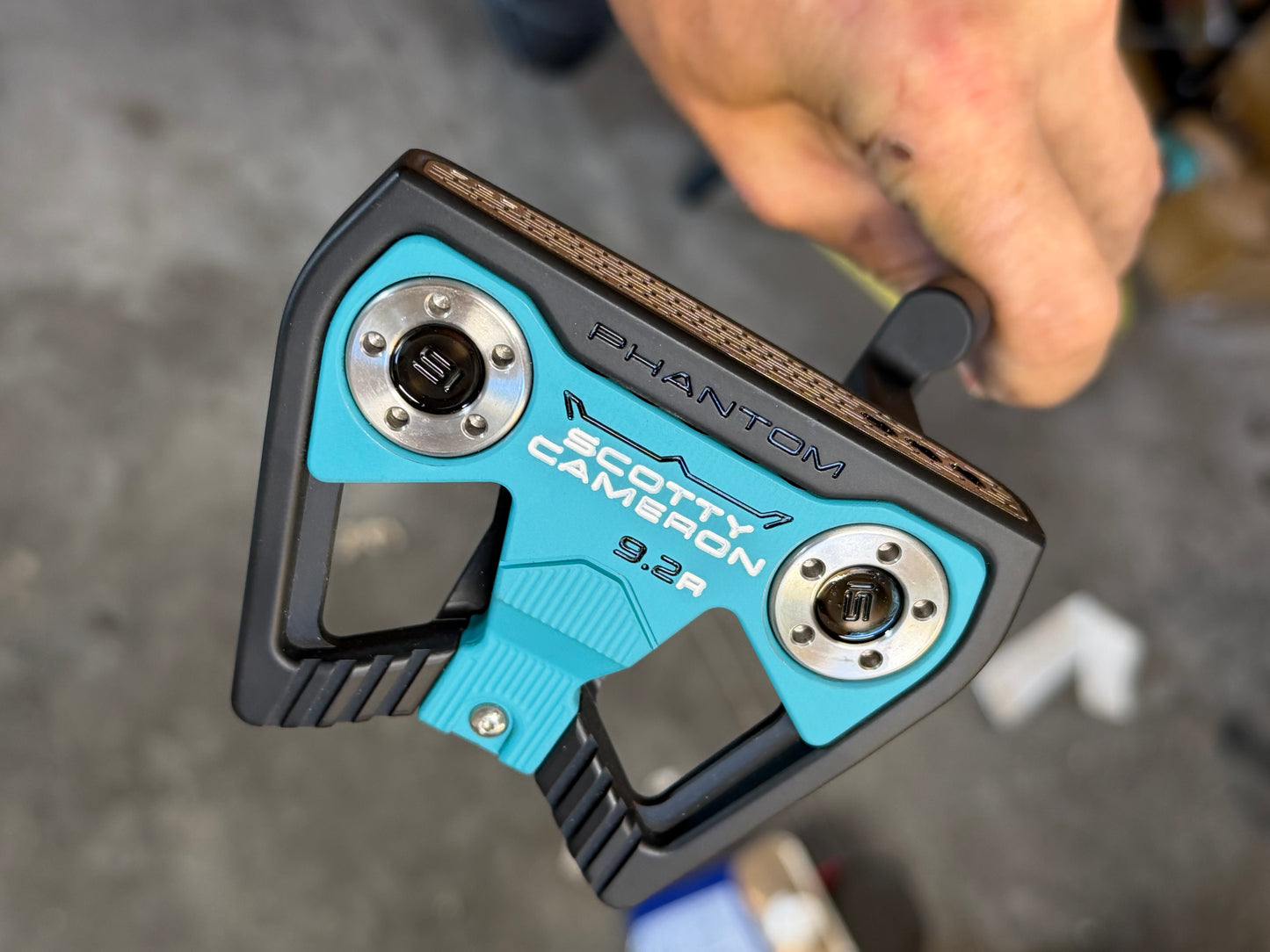 New 2026 Scotty Cameron Phantom 9.2R teal/smoke - NEW KBS GPS STEALTH 34.5”