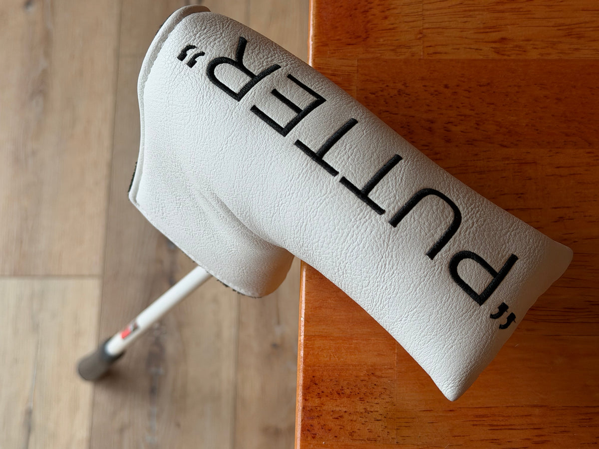 Scotty Cameron Newport 2.6 Center Shaft - white/white + leather 34”