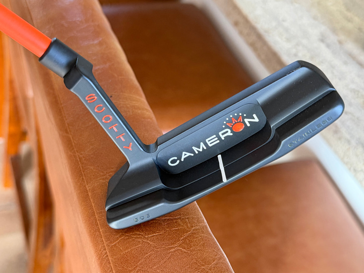 Japan Only Scotty Cameron Newport 2 34/340g studio stainless custom orange 34.5”