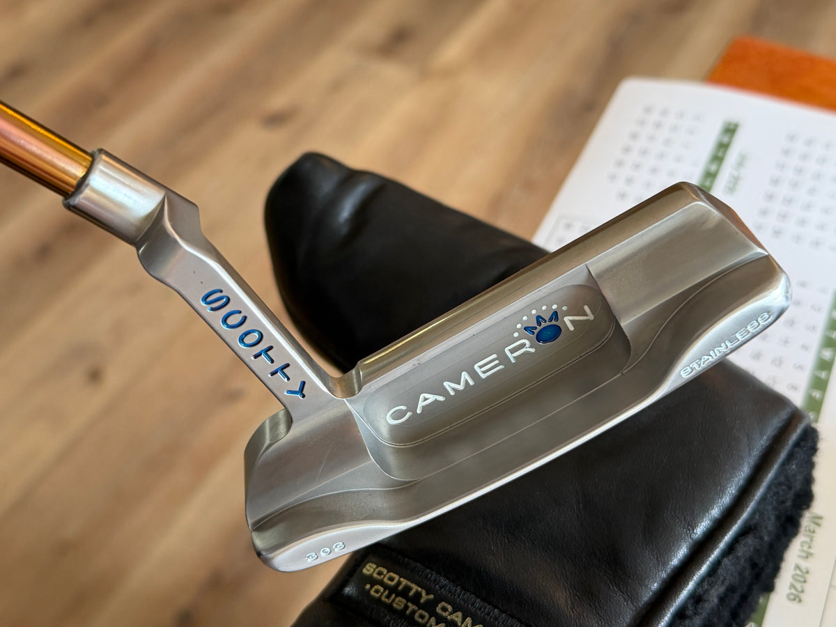 Scotty Cameron Newport Beach custom satin / candy + KBS / steerhide HC 35”