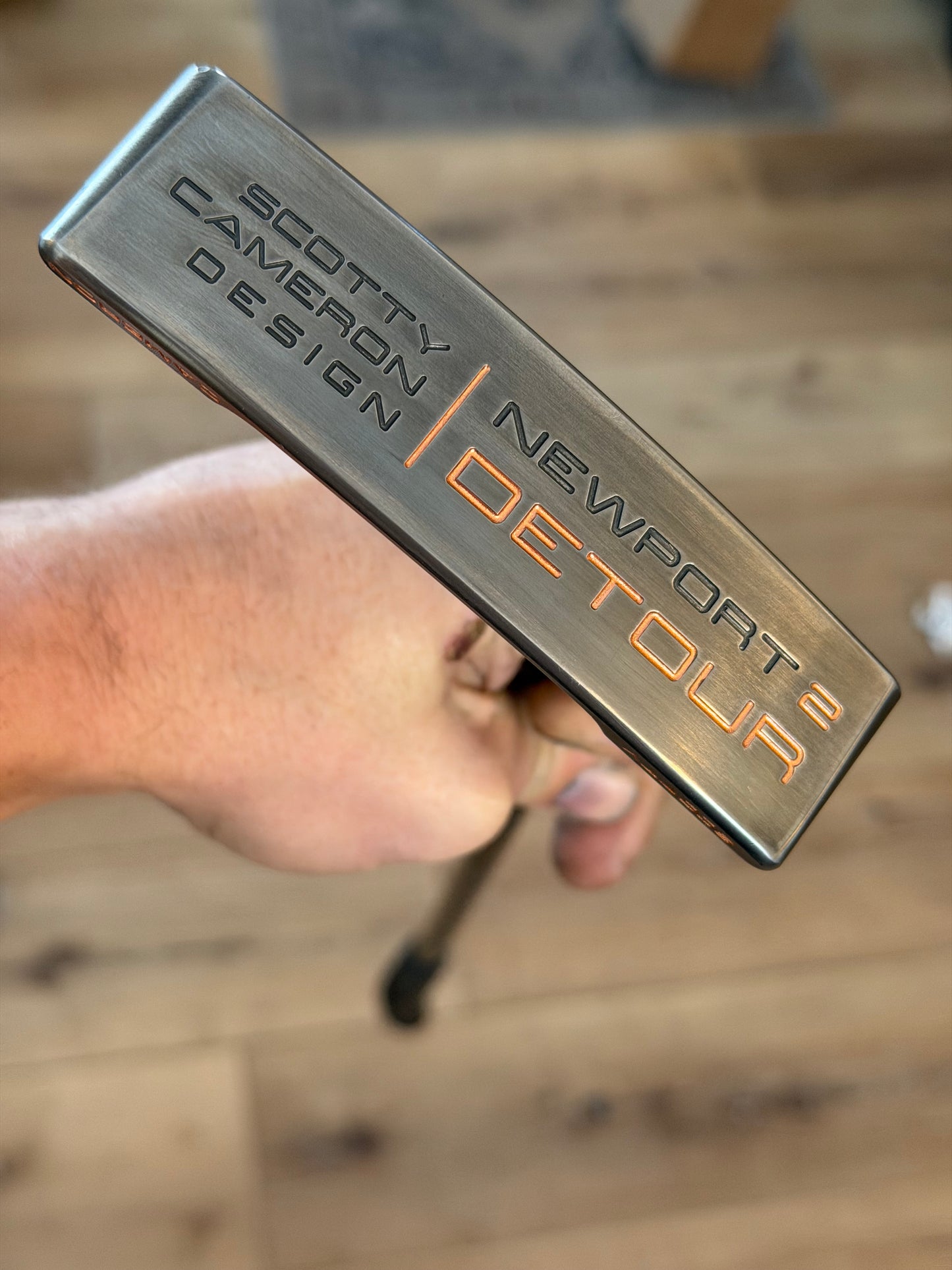 Gun Blue detour Newport 2 - copper face insert - KBS Stepped PVD - 34”