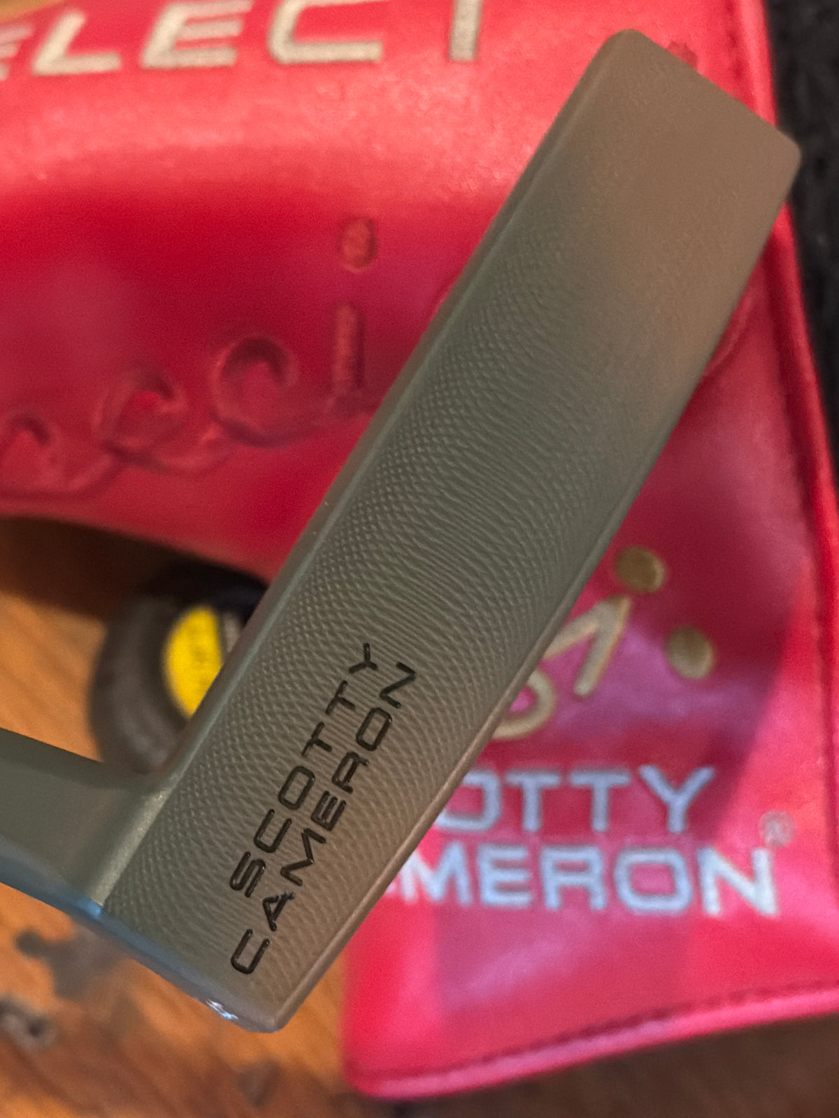 LEFTY Scotty Cameron Del Mar copper camo / leather 34.5”