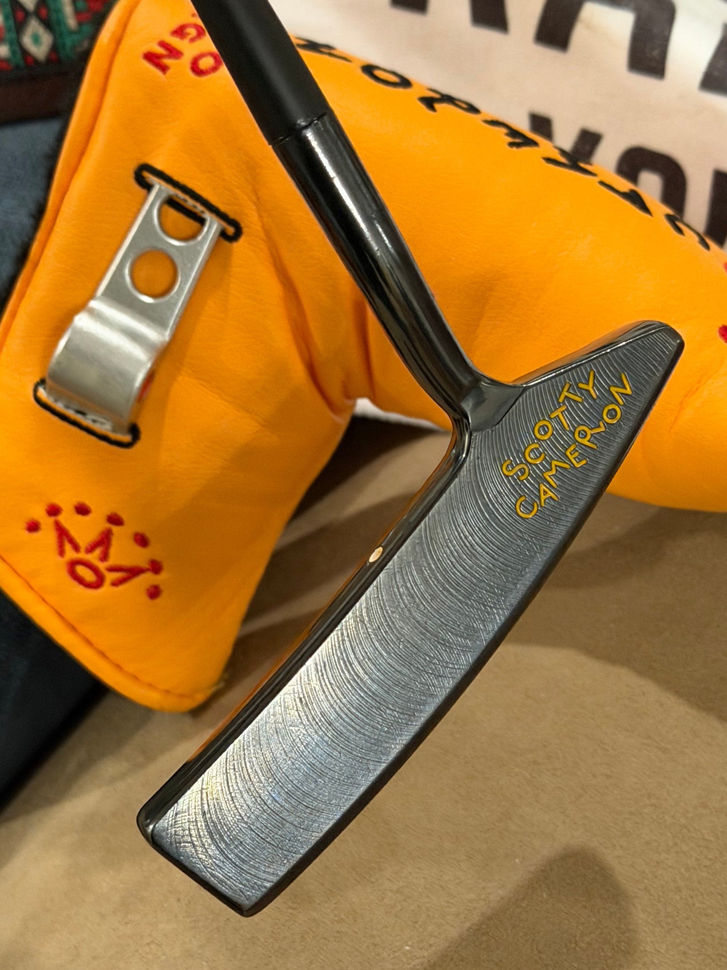 Original studio design #2 - black shaft / leather / NEW original head-cover at 34.5”