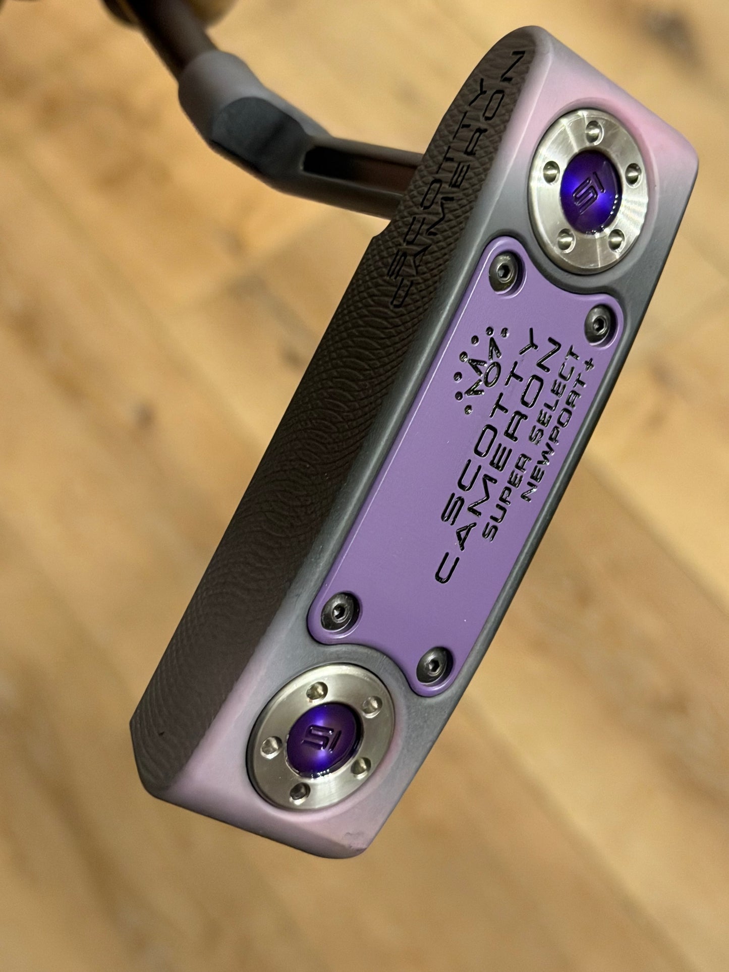 New - Pink fade / candy purple Newport Plus + leather 34”
