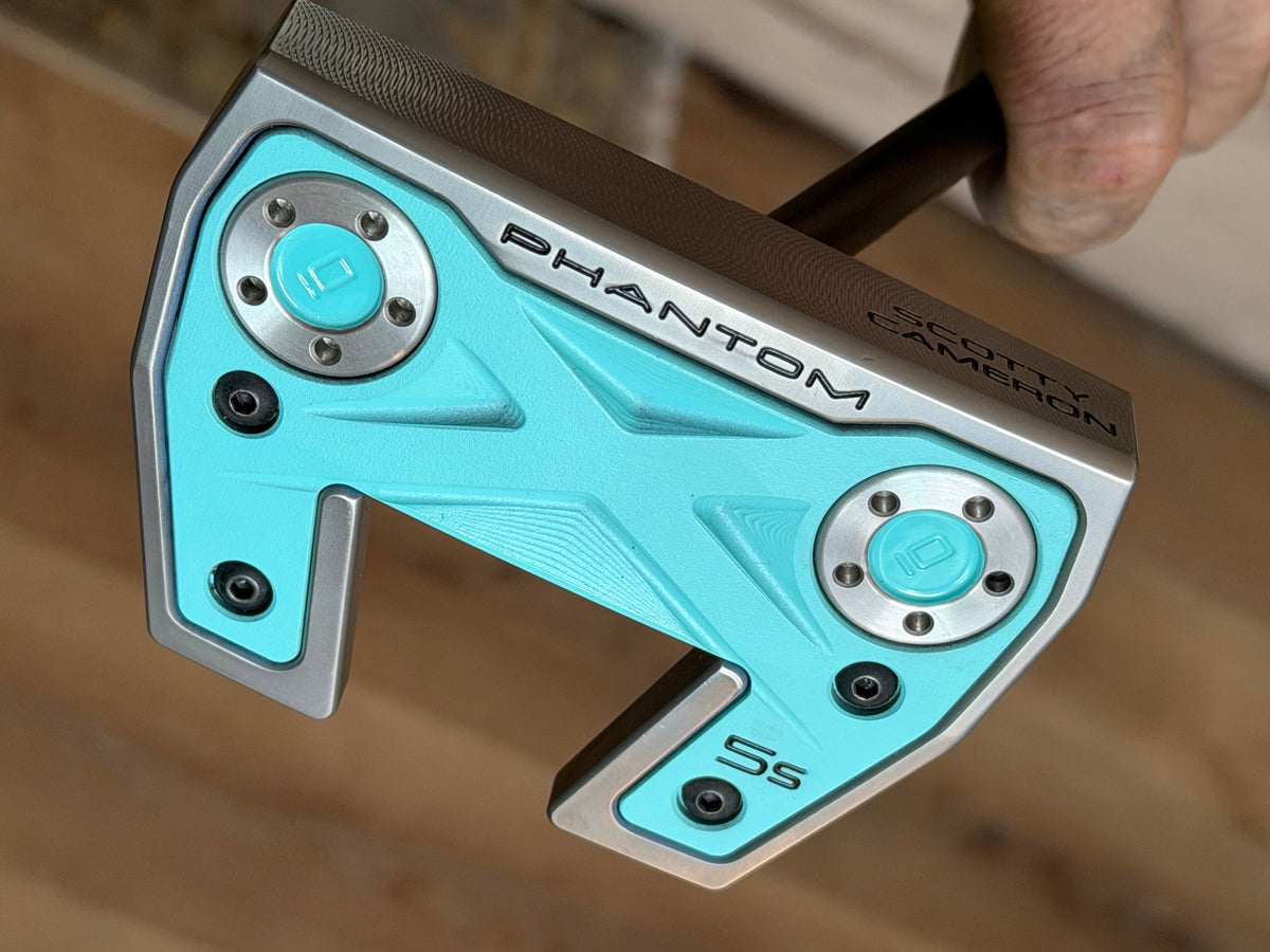 Scotty Cameron phantom X 5S tour satin / Tiffany / KBS + leather 35”