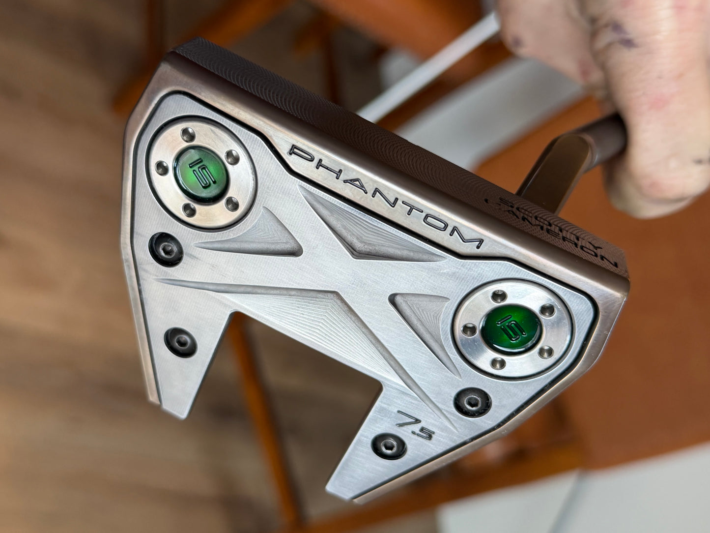 Phantom x7.5 (new) OilCan/aged Satin with candy green 34”