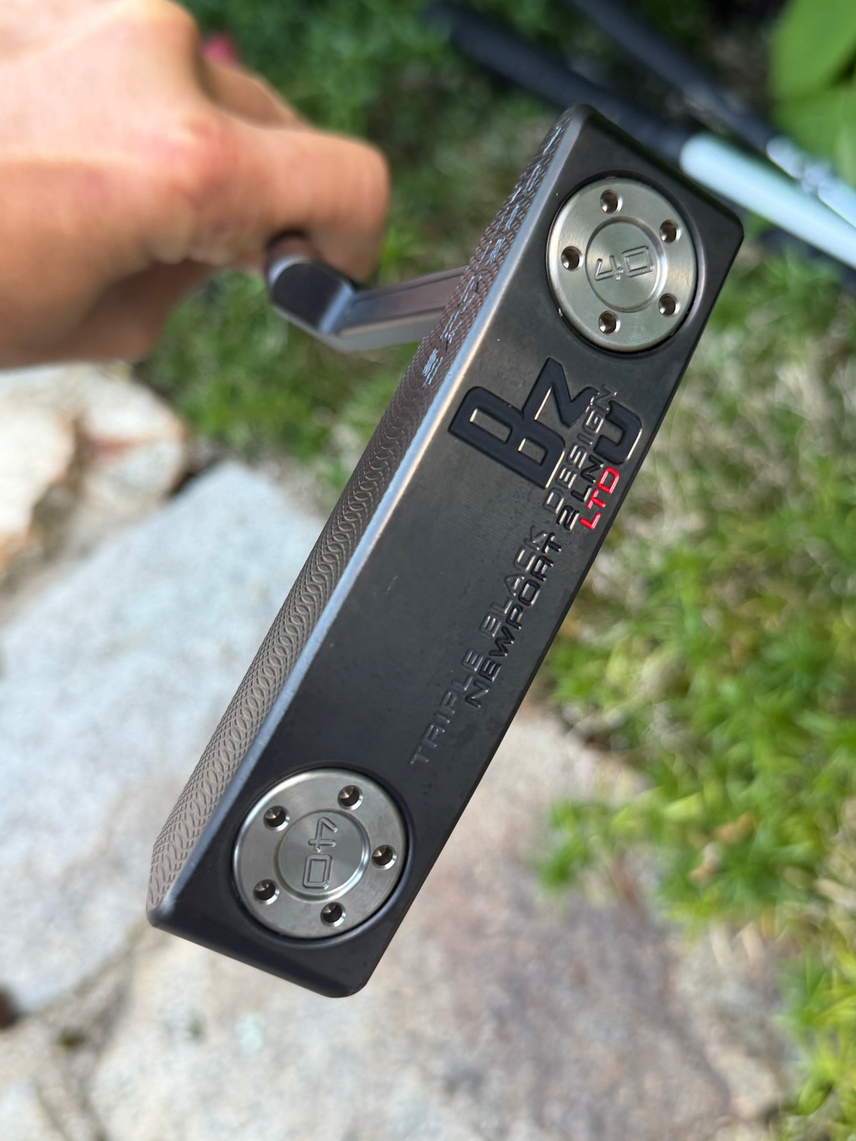 Scotty Cameron Triple Black NP Long Neck - KBS Carbon GPS 155 counterbalance 34”