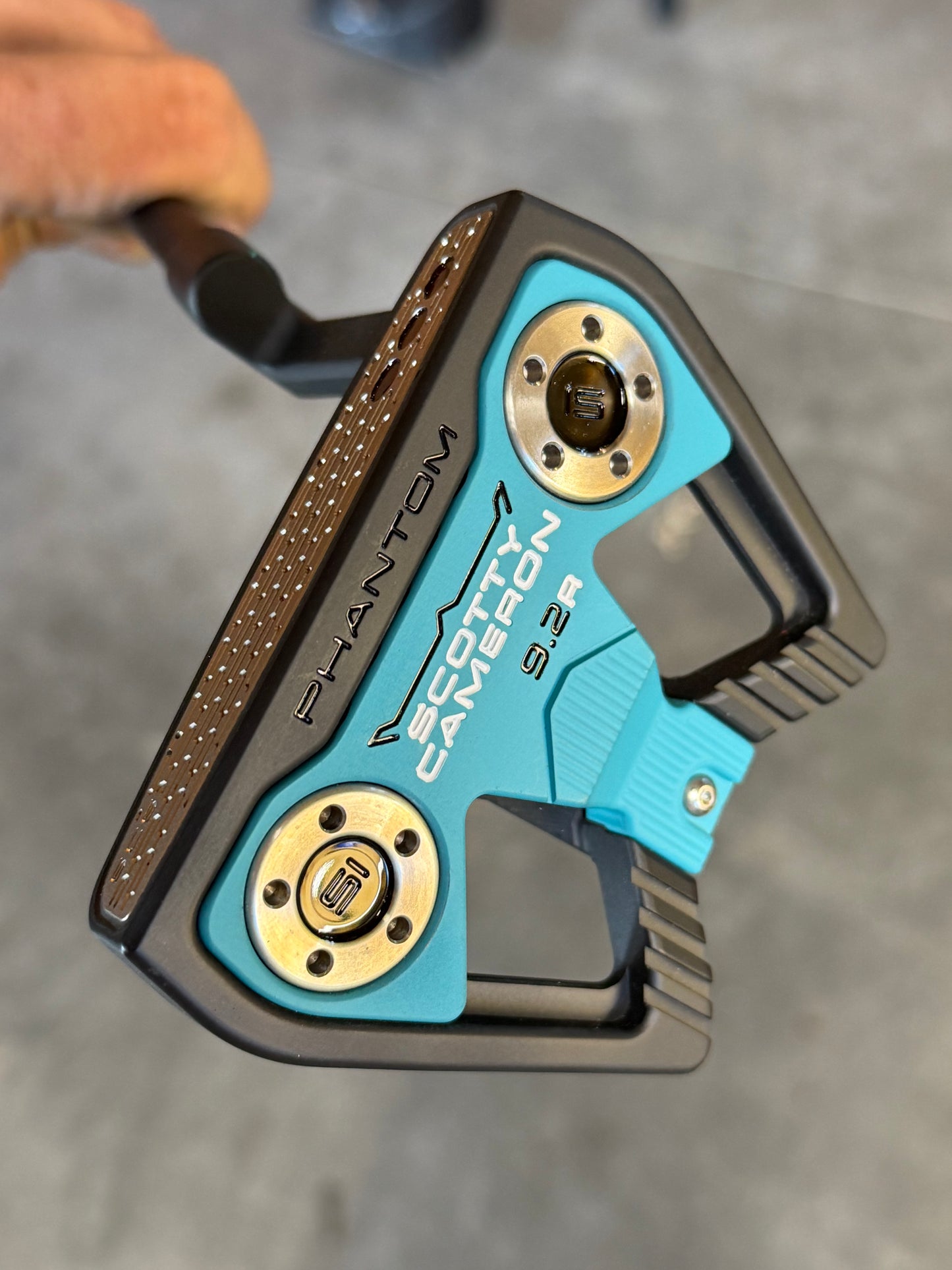 New 2026 Scotty Cameron Phantom 9.2R teal/smoke - NEW KBS GPS STEALTH 34.5”