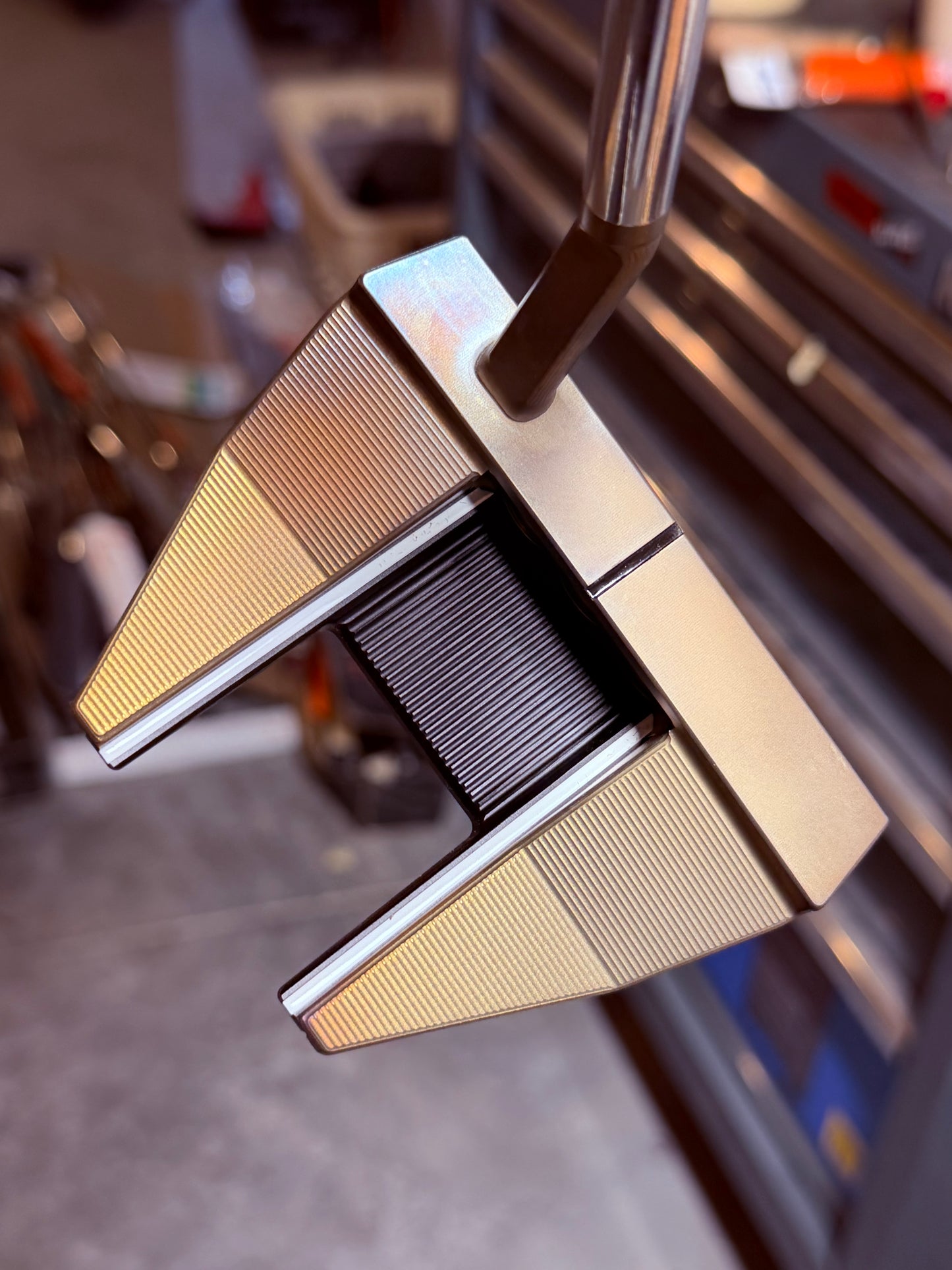 Candy blue!  Torched phantom x 7.5 (new) - stock shaft/grip at 34”.