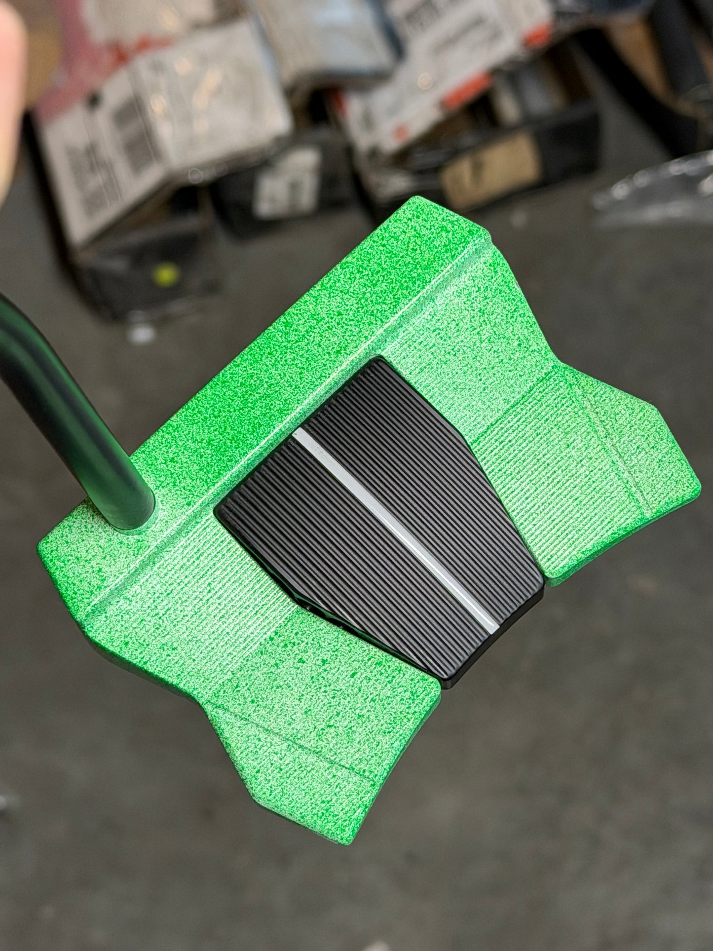 Phantom x11 emerald green splash / custom shop paddle 35”