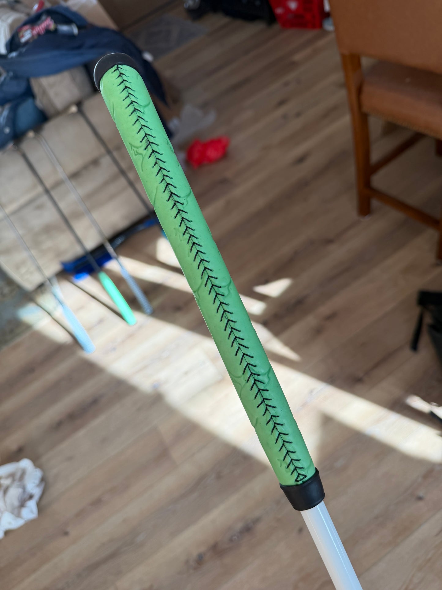 New torched phantom 9.5 - white shaft - fluorescent green - gripmaster 34.5”