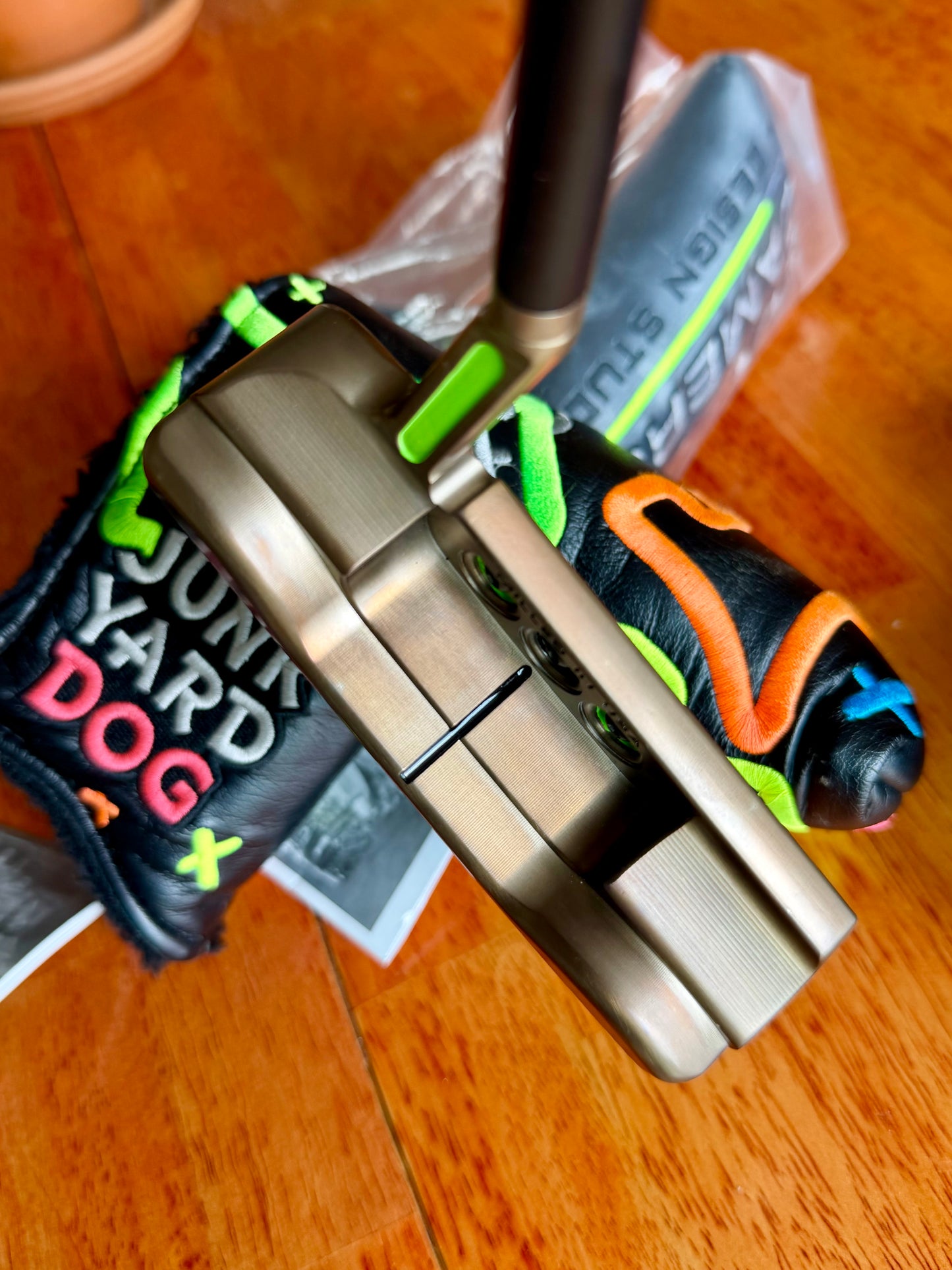 Champions Choice 1.5+ oil can/ Junkyard Dog Neon 34”