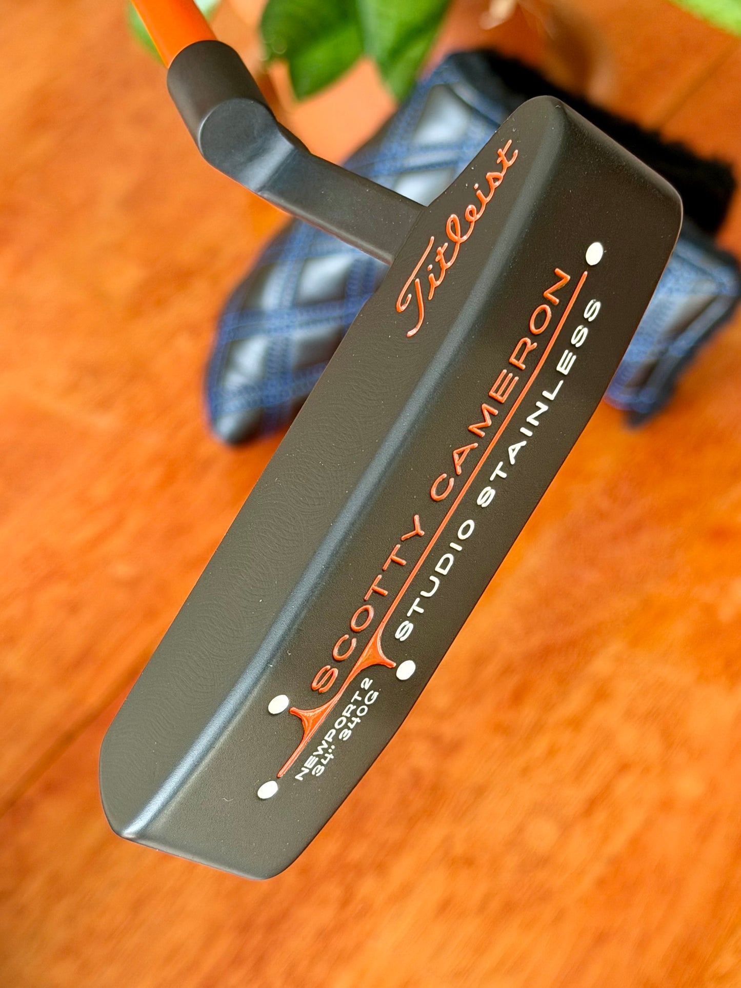 Japan Only Scotty Cameron Newport 2 34/340g studio stainless custom orange 34.5”