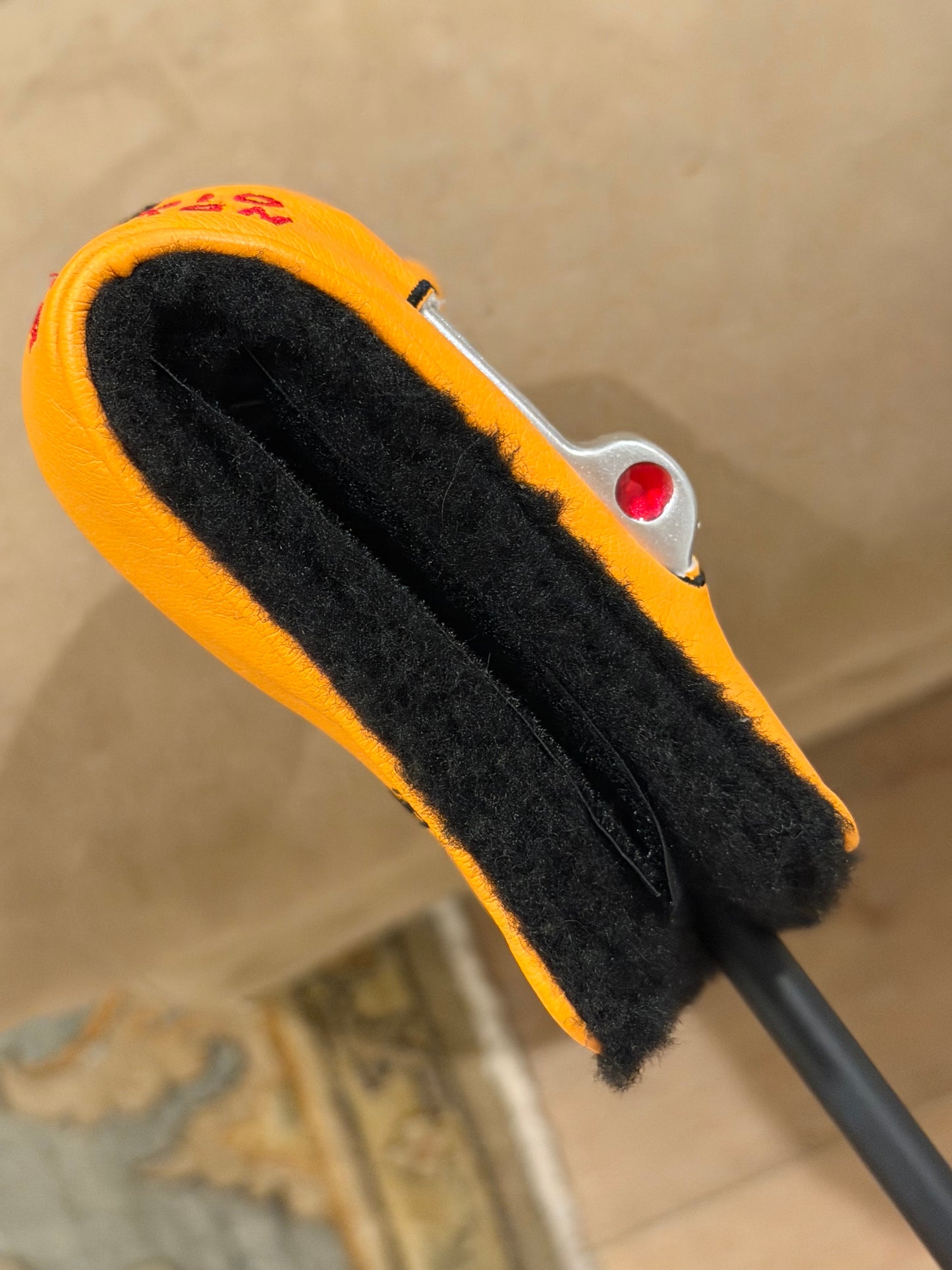 Original studio design #2 - black shaft / leather / NEW original head-cover at 34.5”