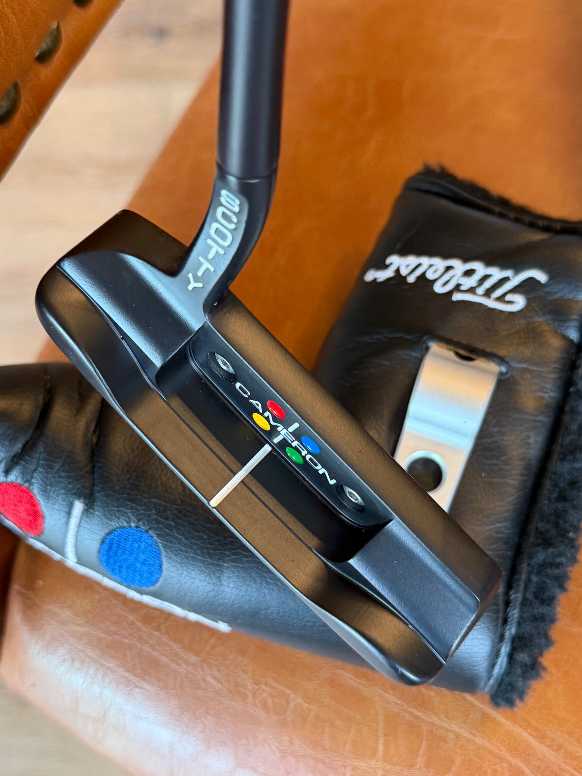 First in 500 Scotty Cameron Studio Style (2005) Newport 1.5 - full custom leather / HC
