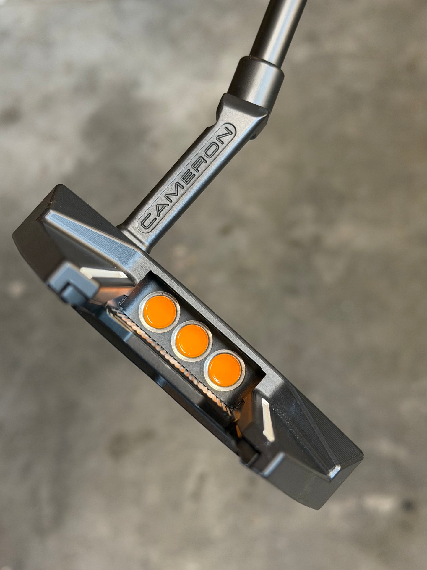 New Phantom 7.2 Scotty Cameron blackout/tangerine custom - grip choice 34.5”
