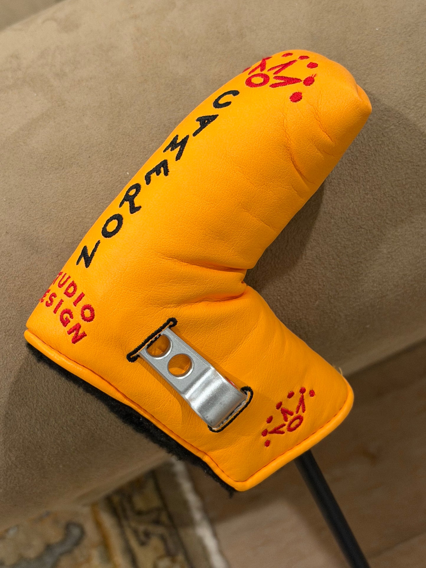 Original studio design #2 - black shaft / leather / NEW original head-cover at 34.5”