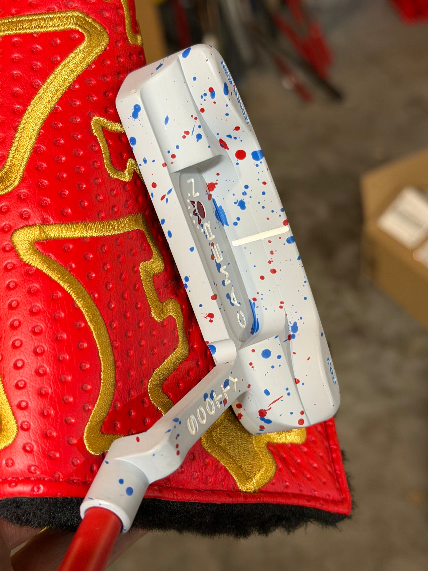 Scotty Cameron USA Splatter / KBS Studio Stainless Newport 35” Member HC