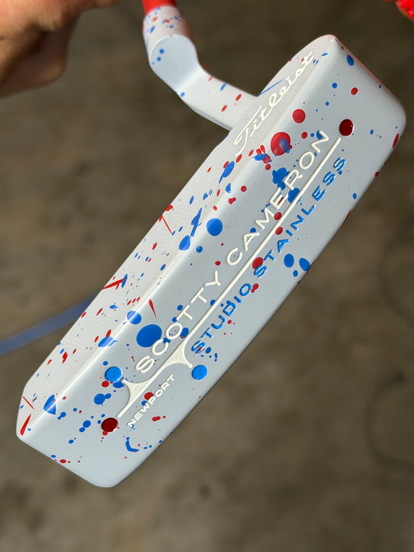 Scotty Cameron USA Splatter / KBS Studio Stainless Newport 35” Member HC