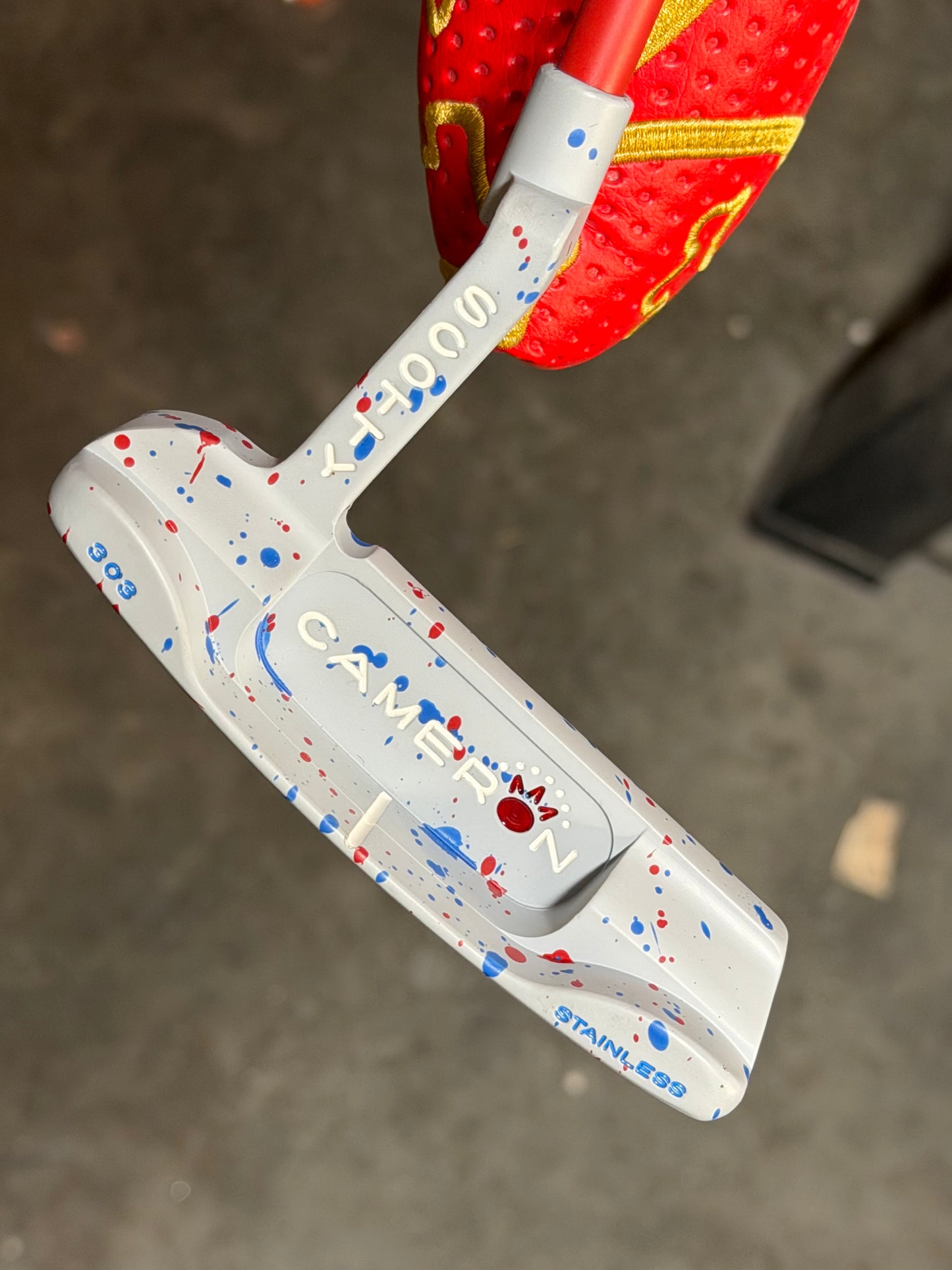 Scotty Cameron USA Splatter / KBS Studio Stainless Newport 35” Member HC