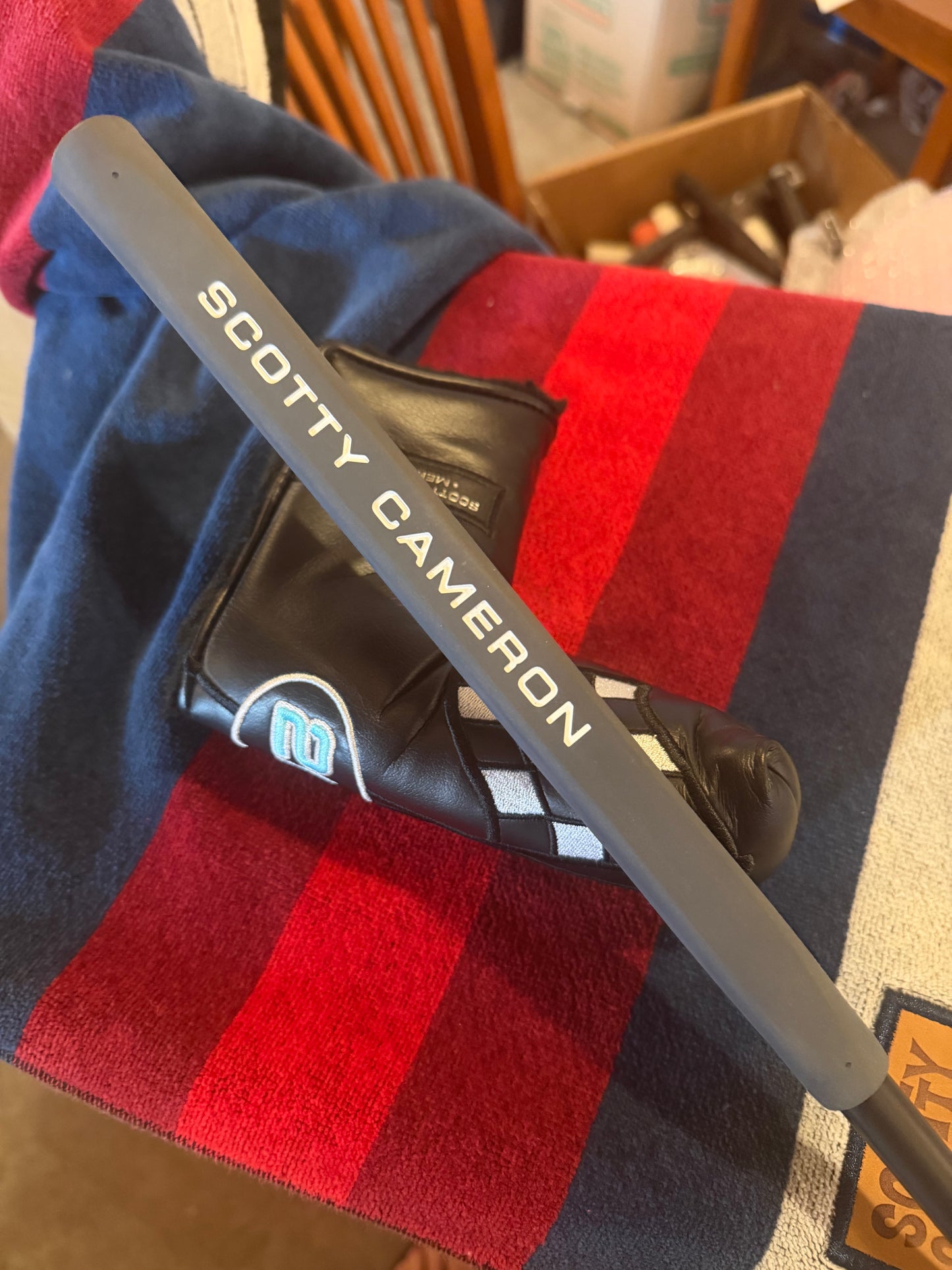 Scotty Cameron Del Mar 3 pro platinum black/Tiffany member HC 34”