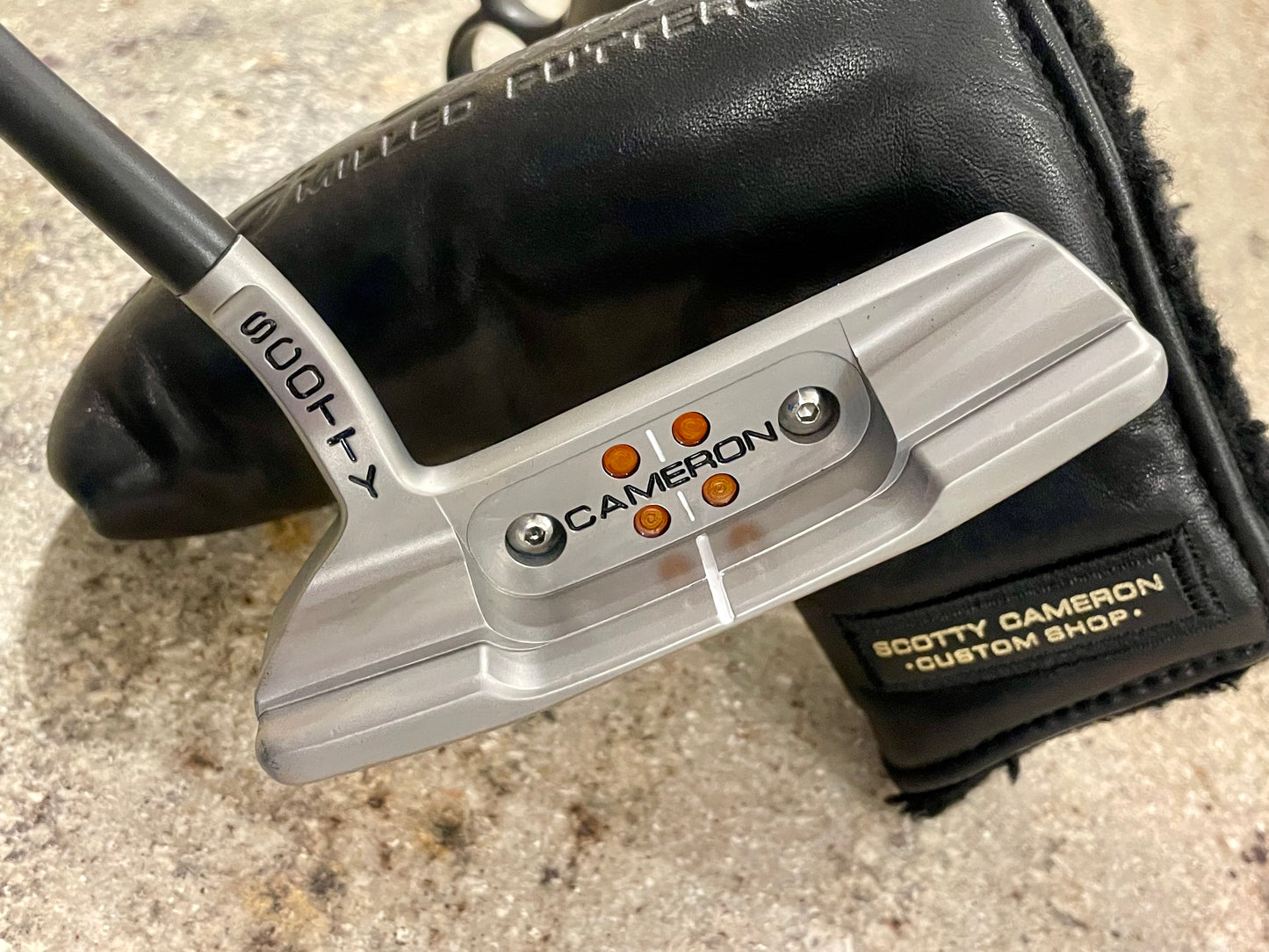 Scotty Studio Style Newport 2.5 - Mint 303 insert - Steerhide Custom shop cover- clear orange!