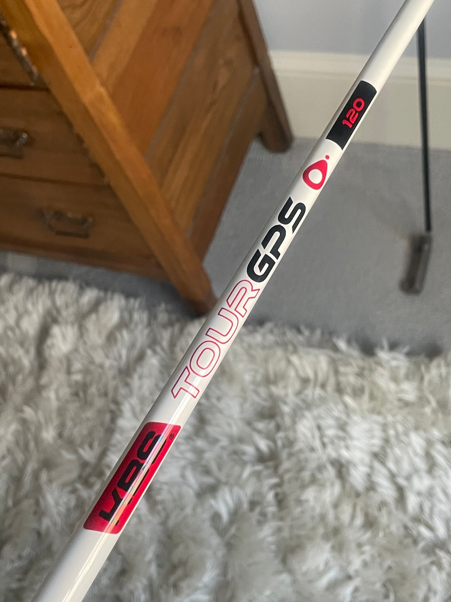 Mint Original Newport Beach - KBS Graphite, patriotic leather, stock headcover!  35"