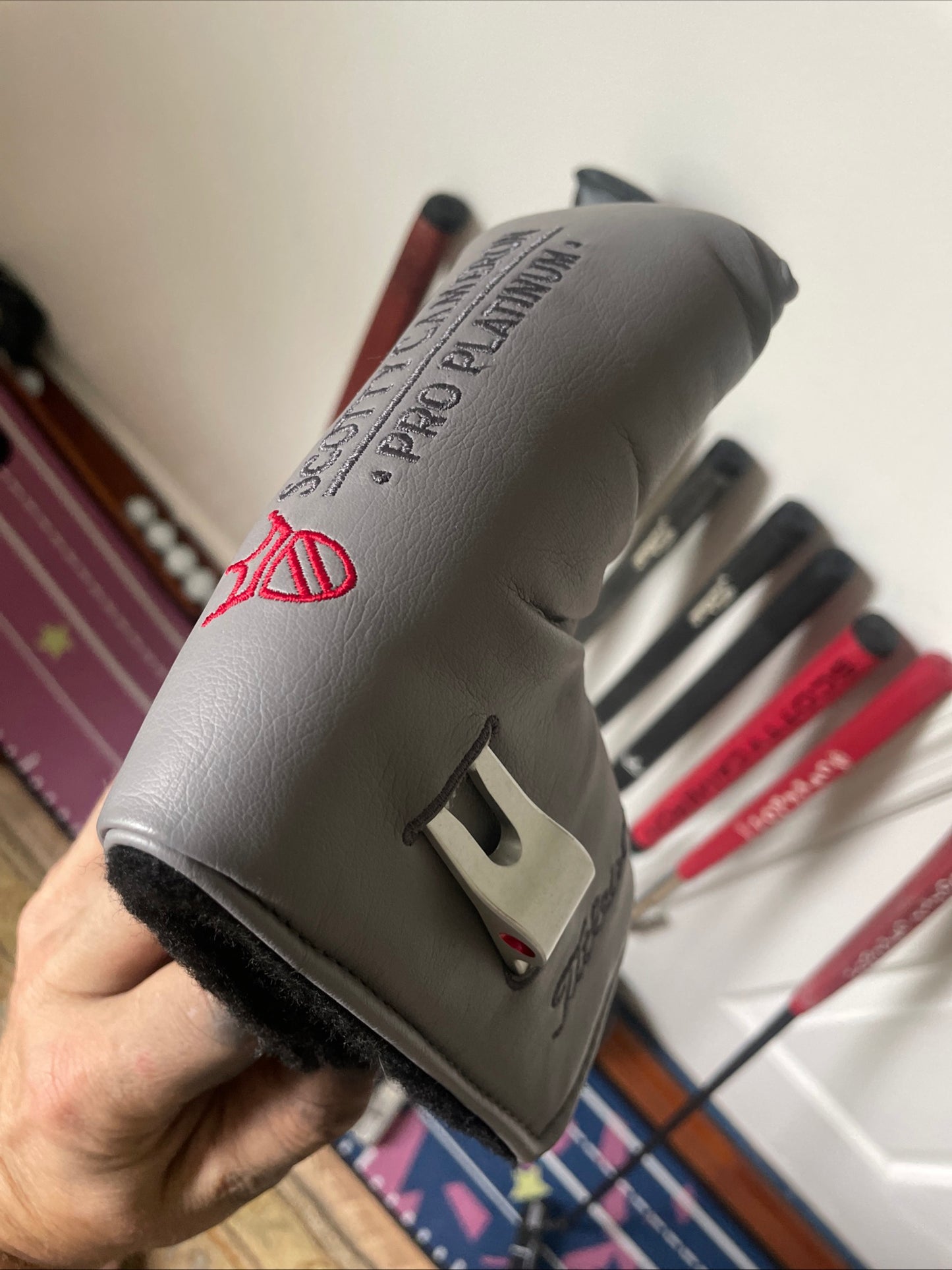 Blackout Scotty Cameron Newport Mil Spec (Pro Platinum) 34.5" Original Headcover new!!