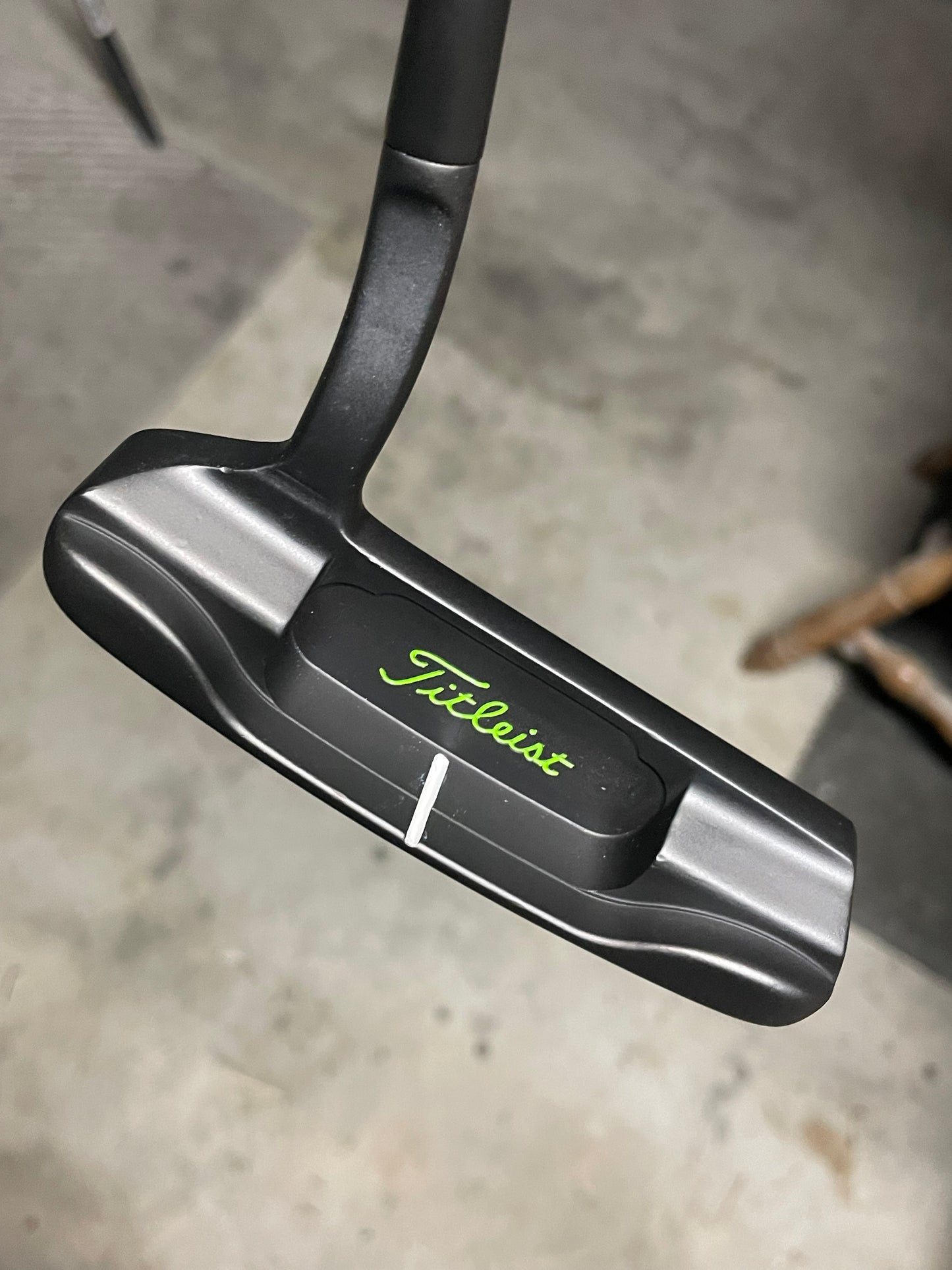 Scotty Cameron Santa Fe Classic - 1998 - blackout with lime green Jackpot Johnny!