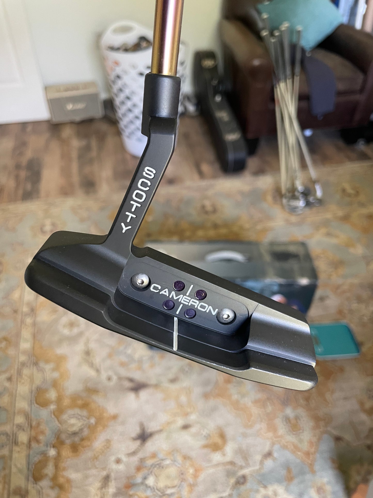 Scotty Cameron Studio Style (2005) 33/350g Black/chrome Rainbow KBS Combo!