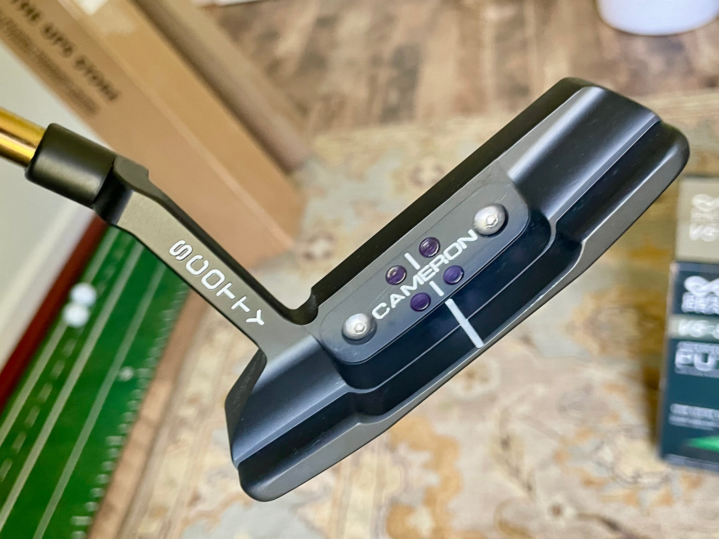 Scotty Cameron Studio Style (2005) 33/350g Black/chrome Rainbow KBS Combo!