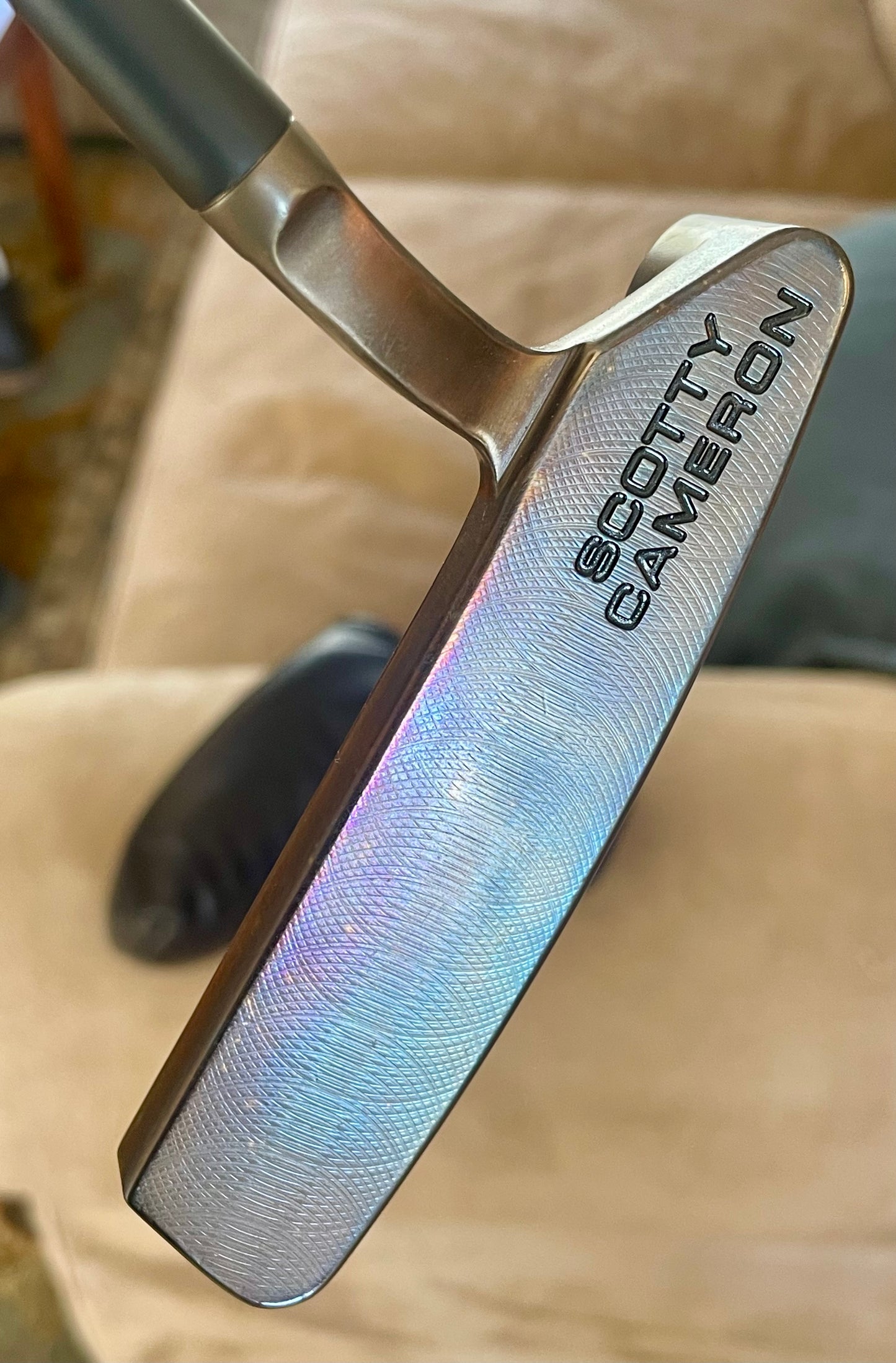 Scotty Laguna Studio Select 1.5 - oil can- 35" with limited black cabretta leather grip/cover