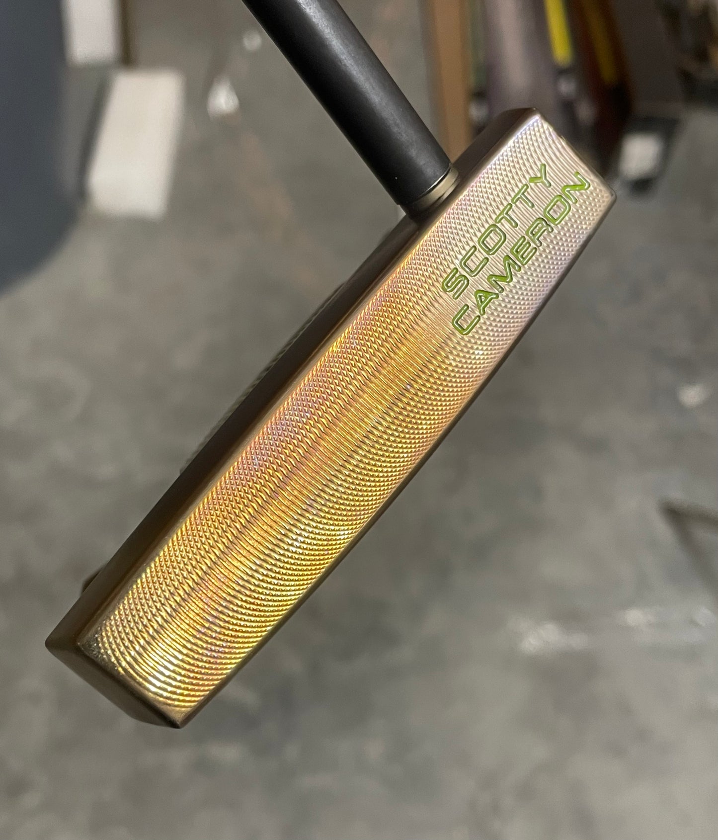 Sassy Grass Green MOTO Phantom X11 - Leather - KBS - Torch finish 34.5"